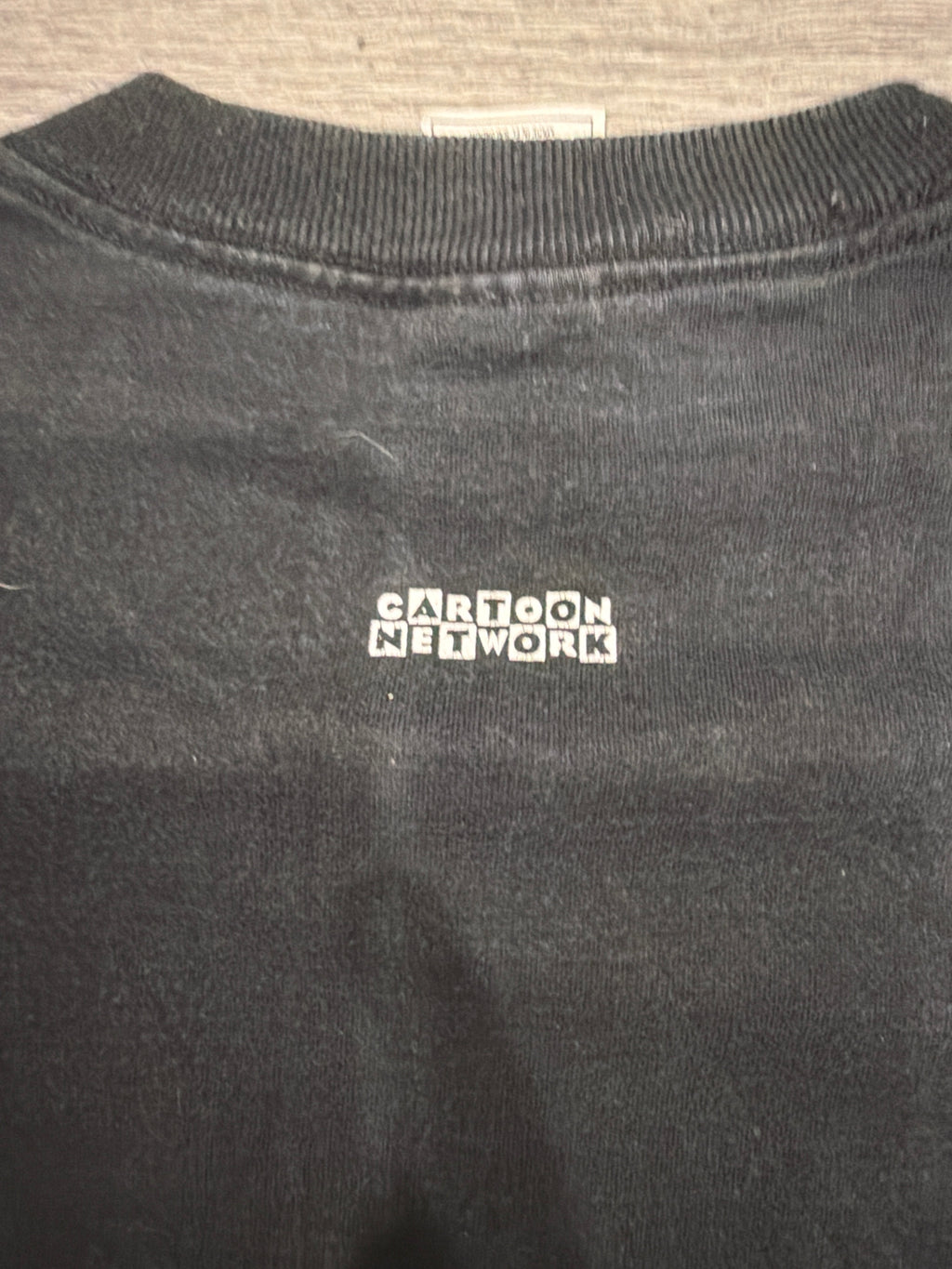 00s Powerpuff Girls Movie Promo Cartoon Network Large Black T-Shirt Large