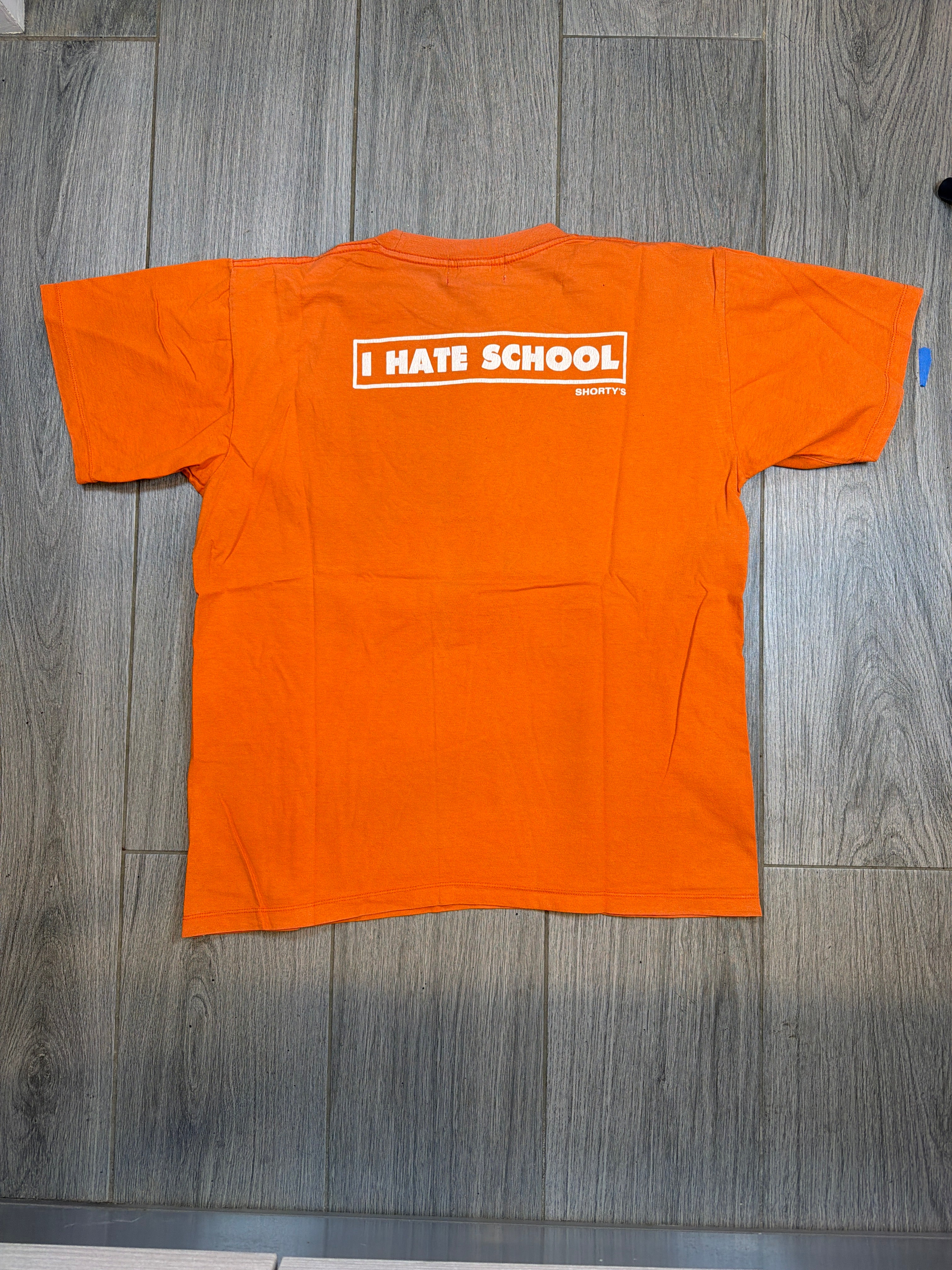 90s Shorty's Skateboards Orange T-Shirt Medium