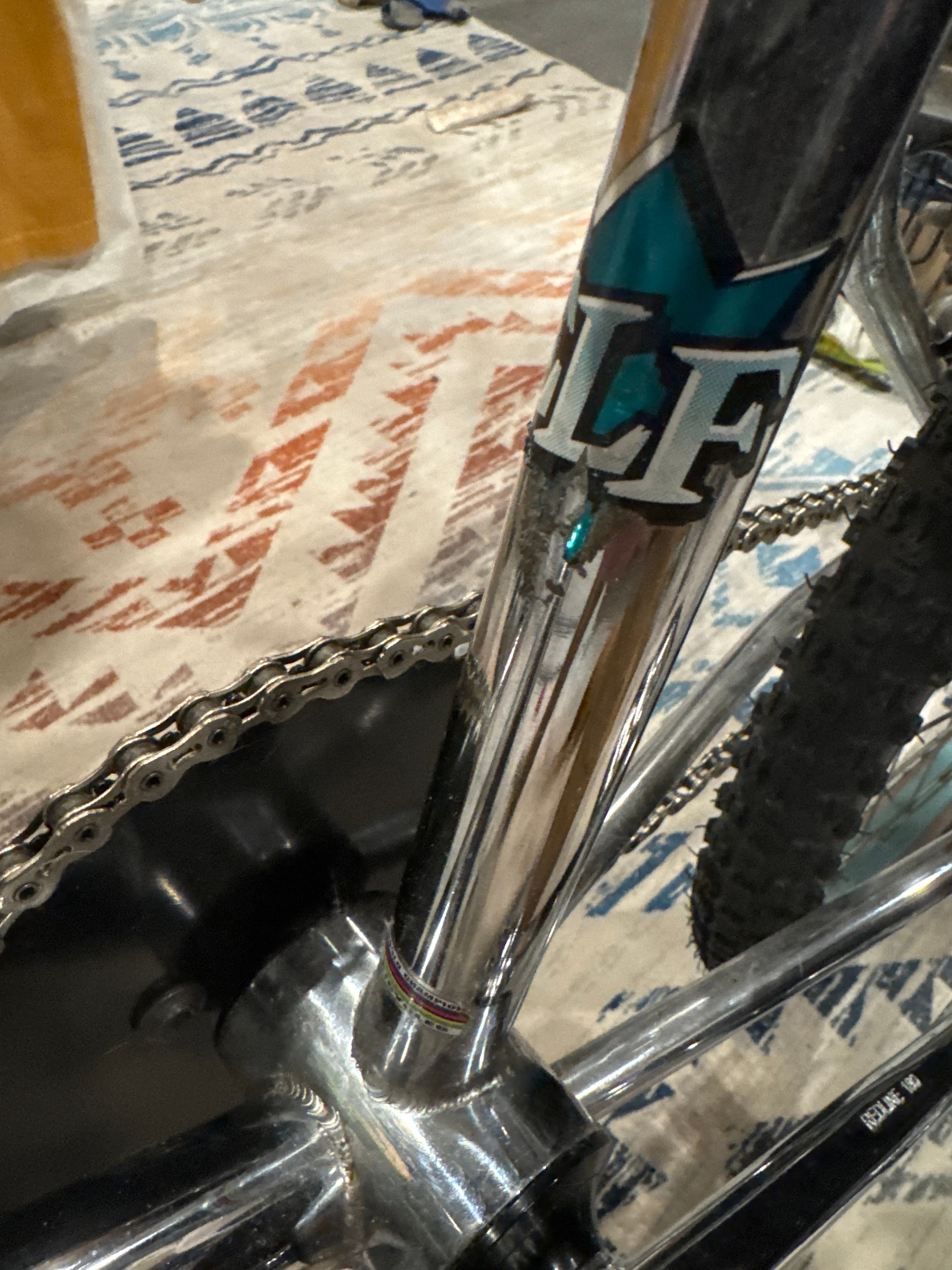 1996 ELF Z1 Vintage BMX bike Chrome/teal
