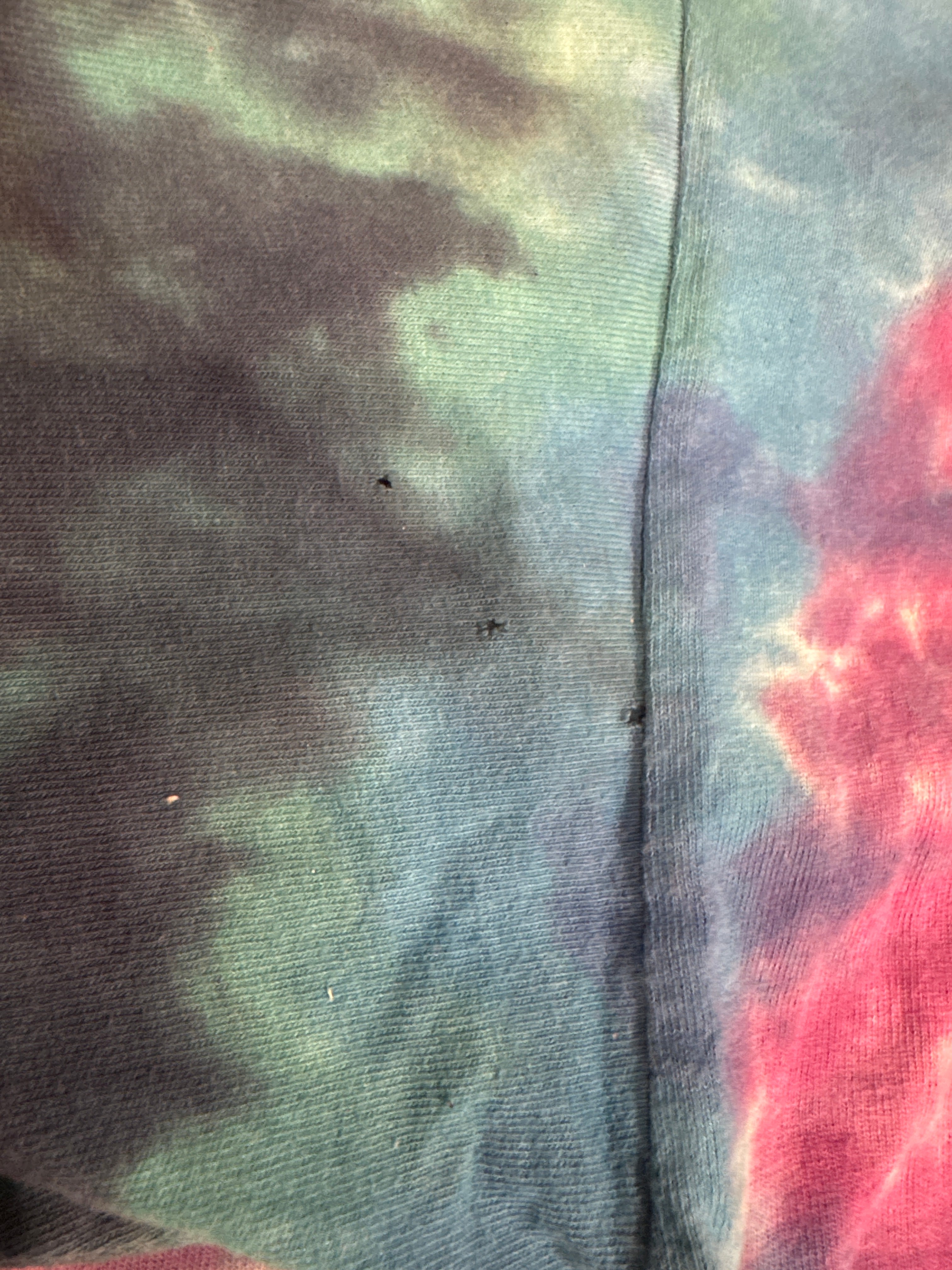 Grateful Dead Stained Glass Mandala Liquid Blue Tie Dye T-Shirt Large