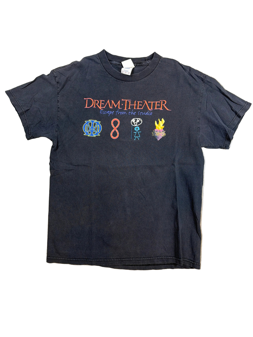 Dream Theater Escape From The Studio Tour Black T-Shirt Large 2003