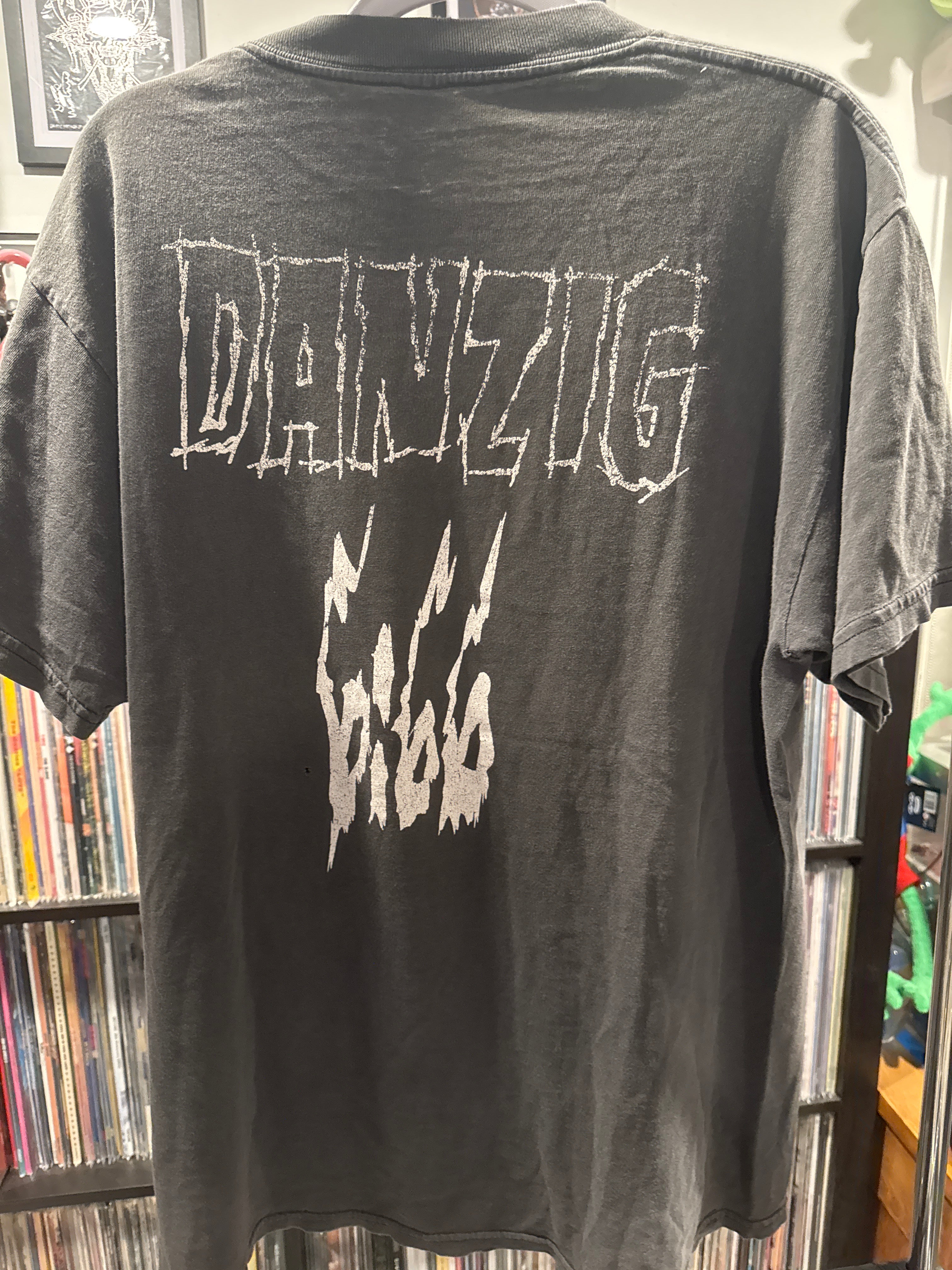 90s Danzig Beautiful Wear XL Black Skull Misfits Samhain