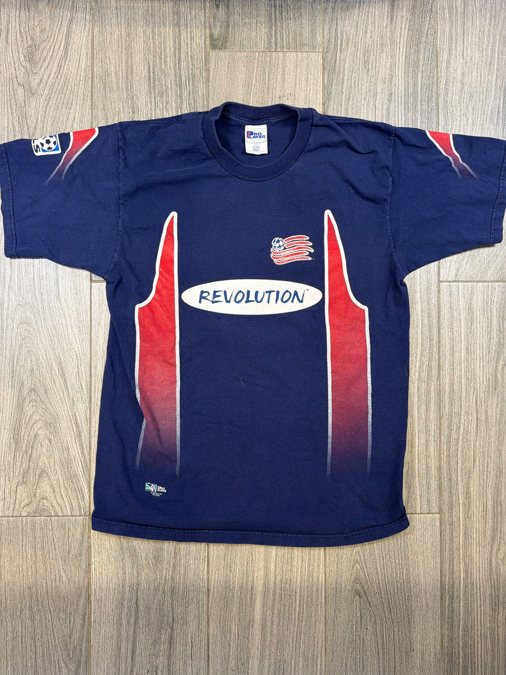 New England USA Iain Fraser Revolution Futball Soccer Pro Player Large