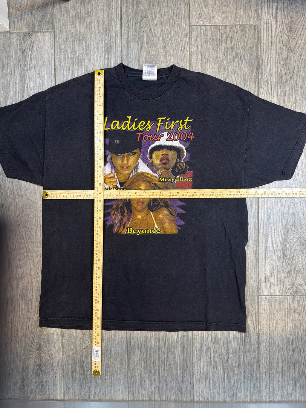 2004 Ladies First Tour Beyonce Missy Elliot Alicia Keys T-Shirt XL