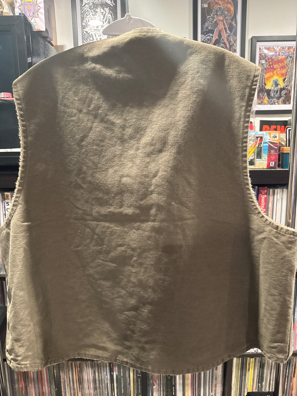 Vintage Carhartt Vest XXL Sherpa Lined Worn Broken In
