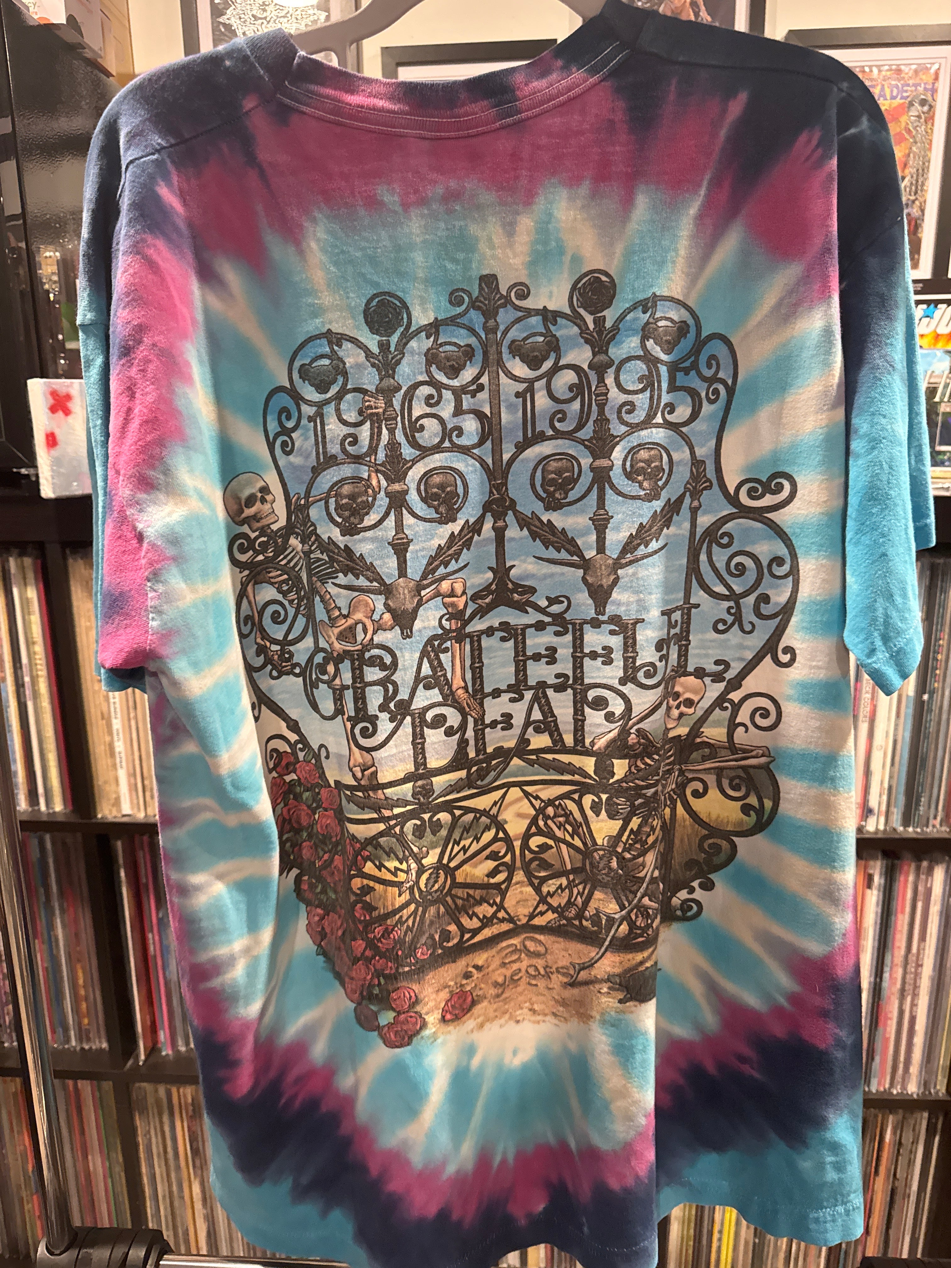 1995 Grateful Dead Bertha Liquid Blue 30 Year Anniversary XL