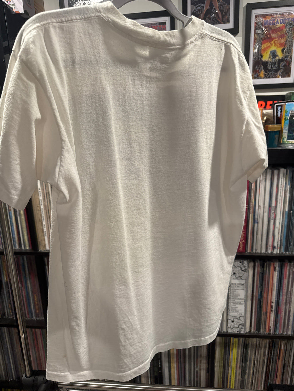90’s LA Gear Footwear Logo Shirt L White Light up Shoes BK Ratchtech