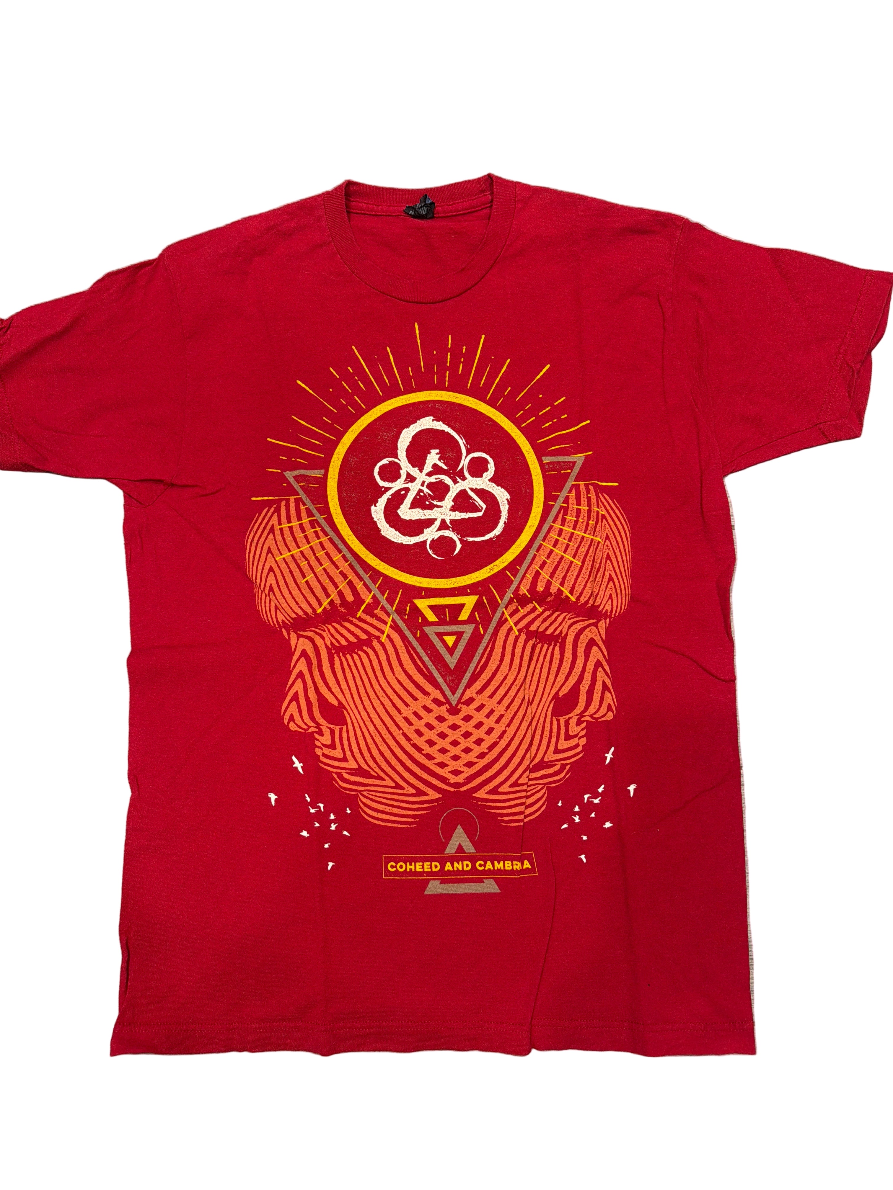 Modernes Coheed and Cambria Band Rotes T-Shirt Größe L