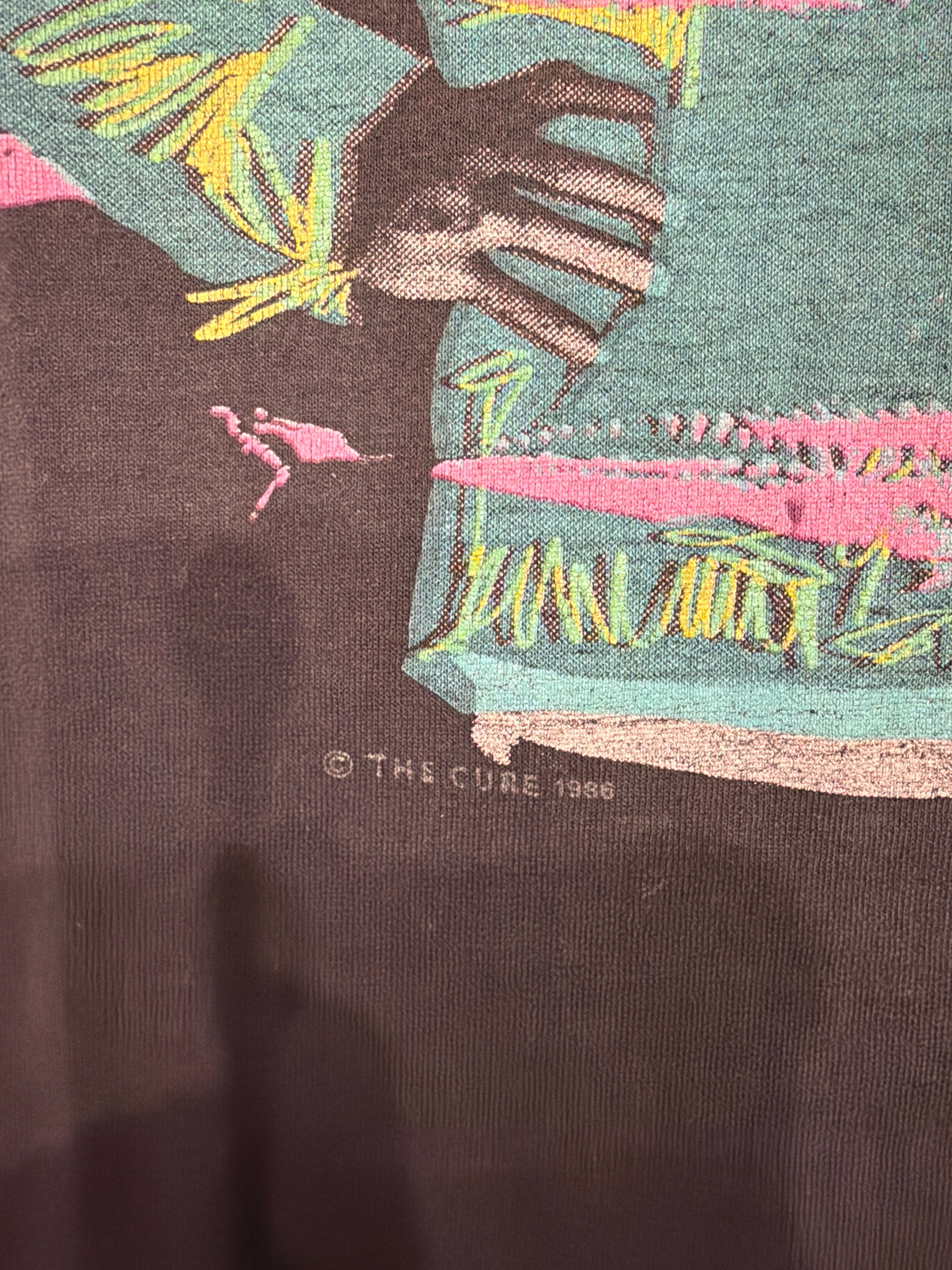 1986 The Cure Standing on a Beach Staring at the Sea Medium T-Shirt