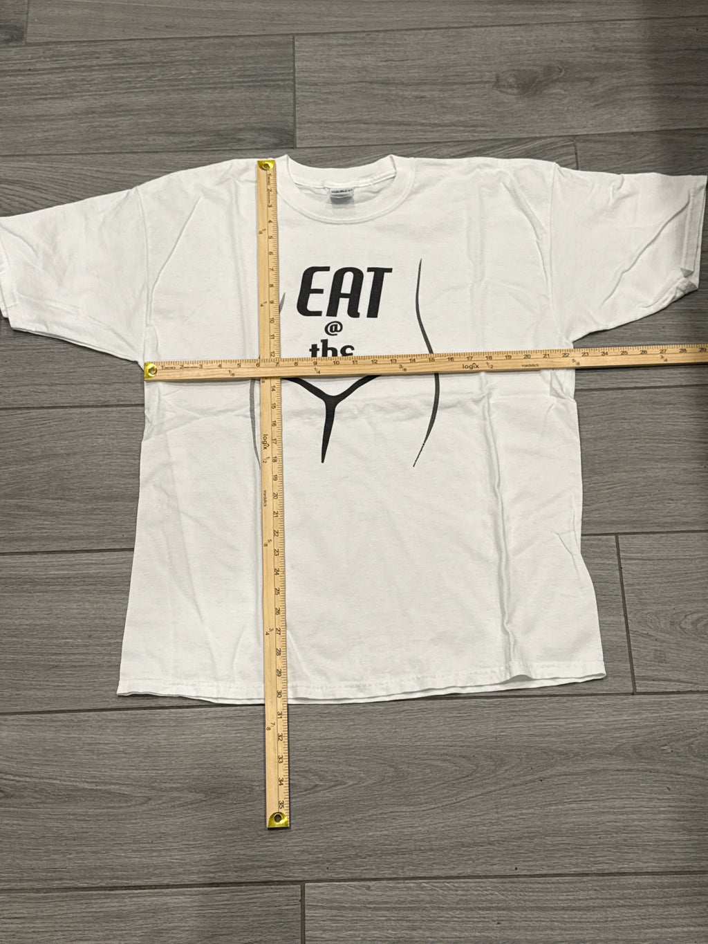 90s Eat at the Y Edgy Promo T-Shirt XL