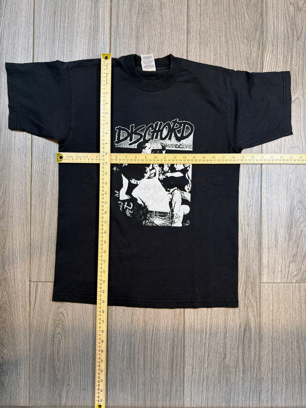 Dischord Records Flex Your Head Hard Core Straight Edge 00s Black T-Shirt Medium