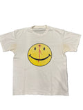 90s Hole in Head Smiley Vintage White Blood T-Shirt Medium
