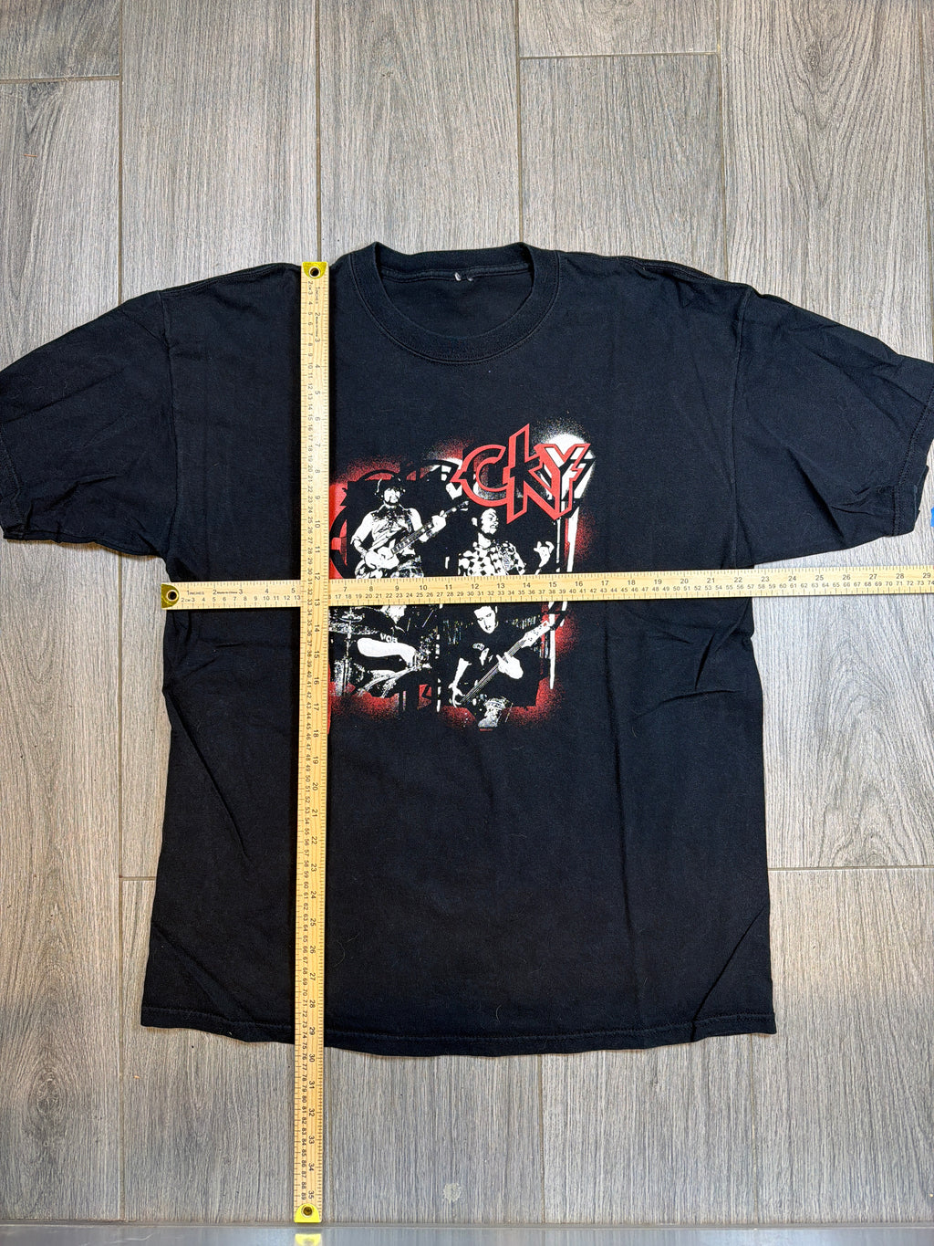 2005/2006 cKy Winter Tour Margera HIM Black/Red T-Shirt XL