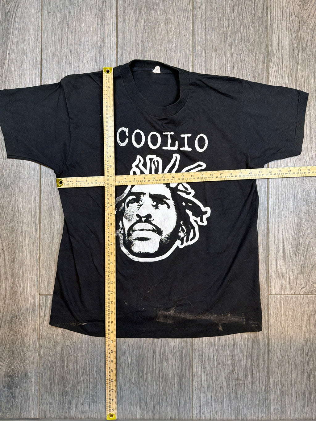 Coolio It Takes A Thief Tommy Boy 90s Black T-Shirt Large