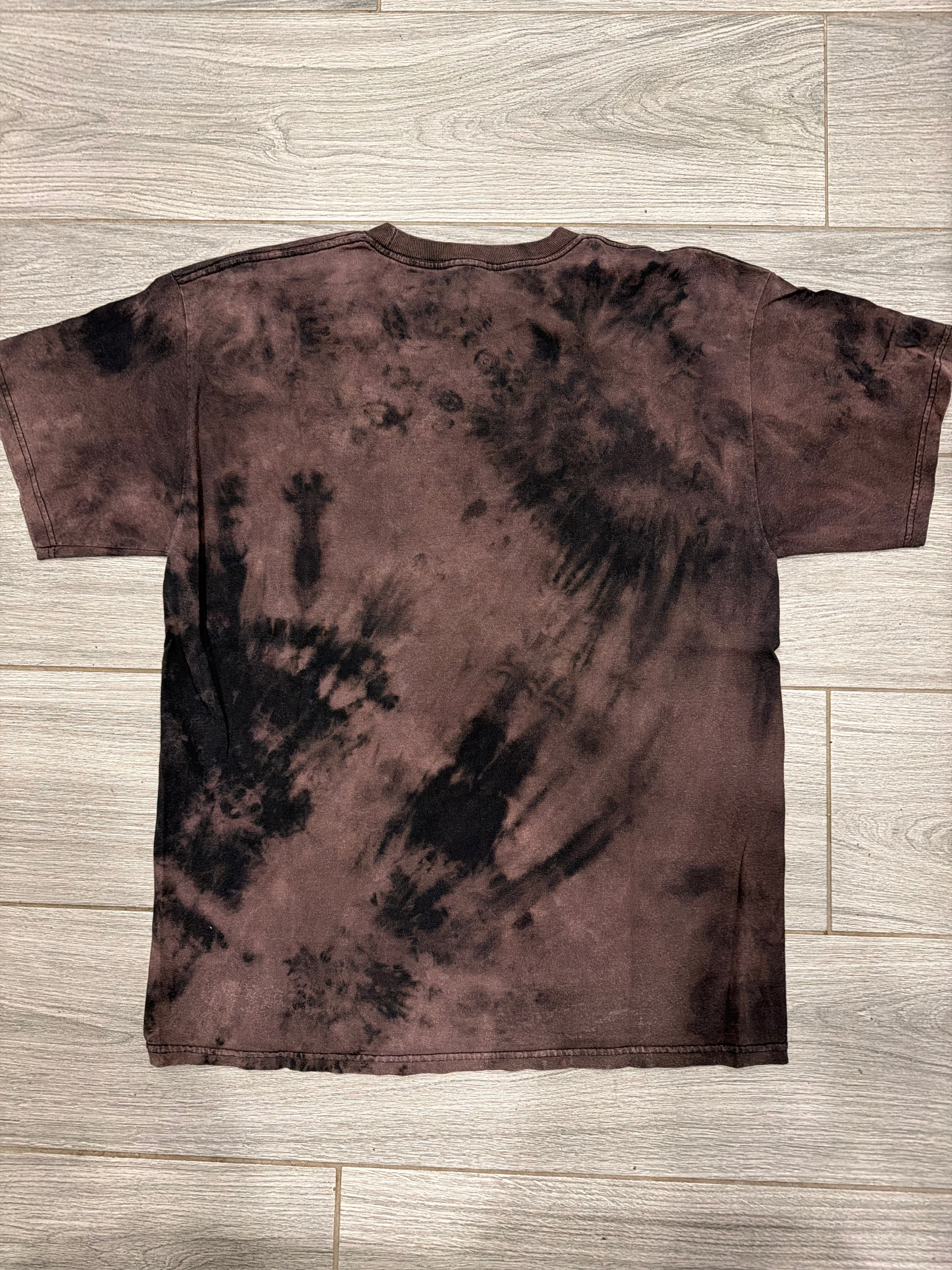 2013 Nine Inch Nails NIN Tension crew Tour Bleach Tie Dye Reznor Large