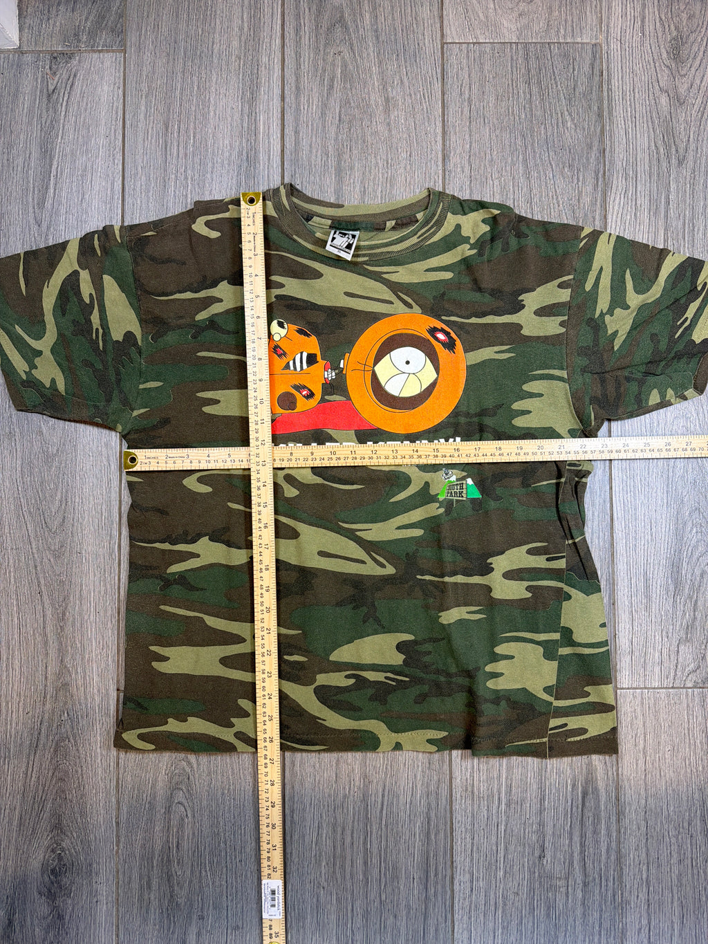 00s South Park I Killed Kenny Camo T-Shirt XL