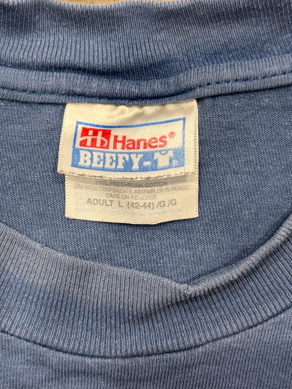 1995 Beastie Boys Paul's Boutique Blue Bar Faded T-Shirt Large