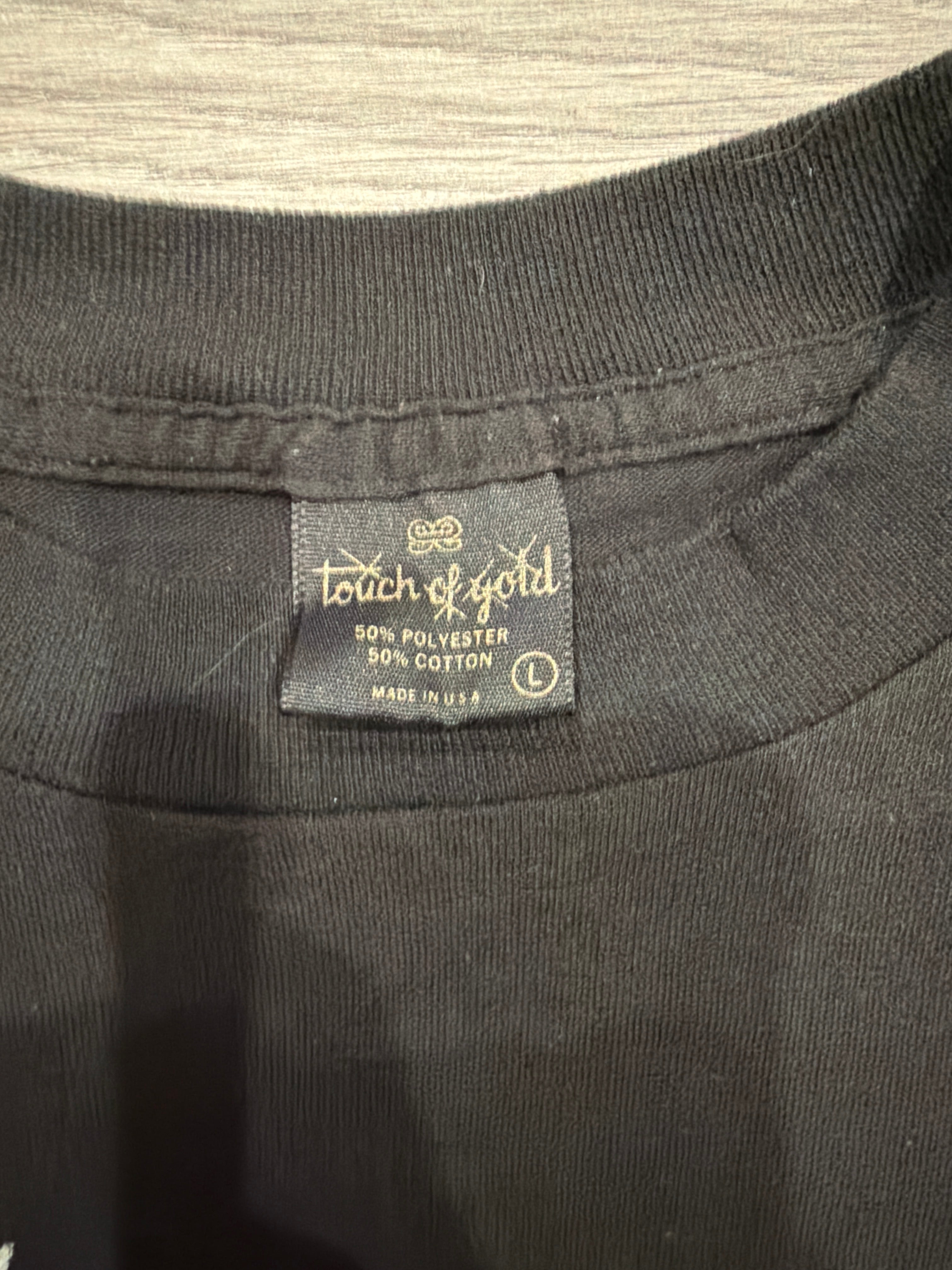 1988 Metallica And Justice For All Black Tour T-Shirt Summer Medium