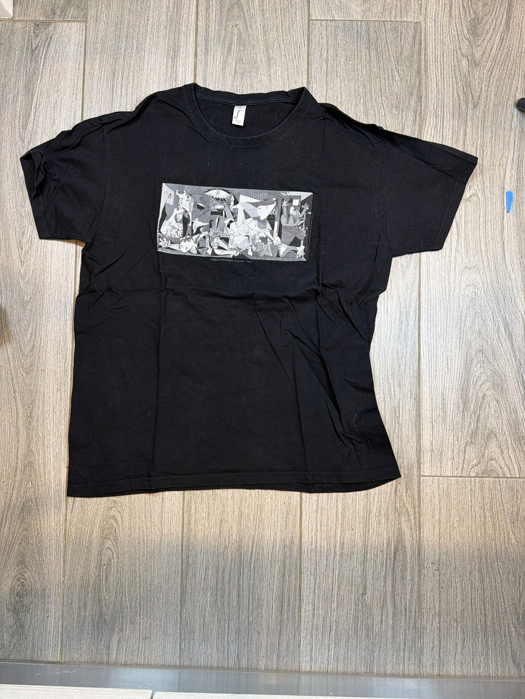 Picasso Guernica Black Art Tee T-Shirt XL