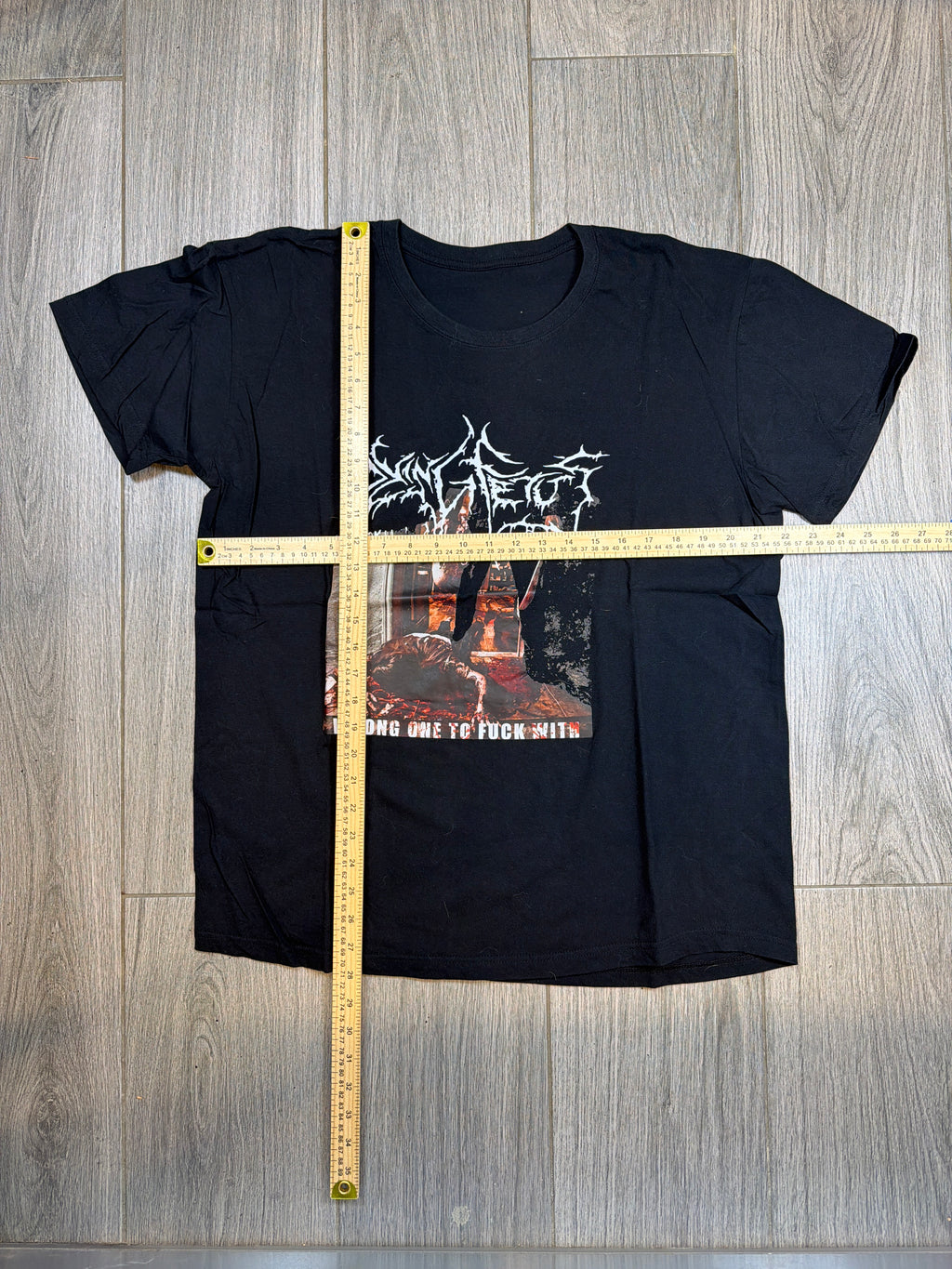 00s Dying Fetus 'Wrong One to F*** With' Black T-Shirt Large