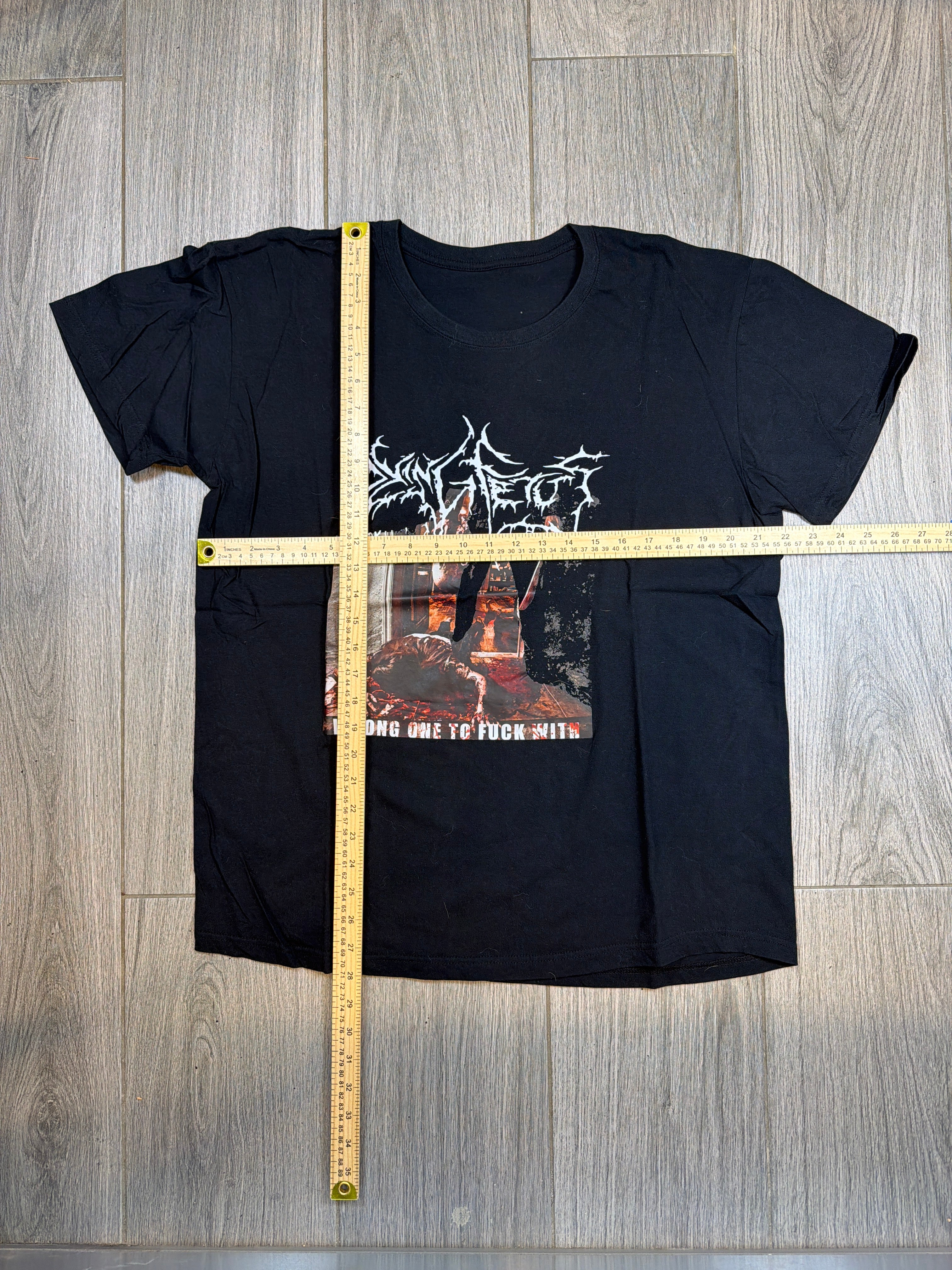 00s Dying Fetus 'Wrong One to F*** With' Black T-Shirt Large