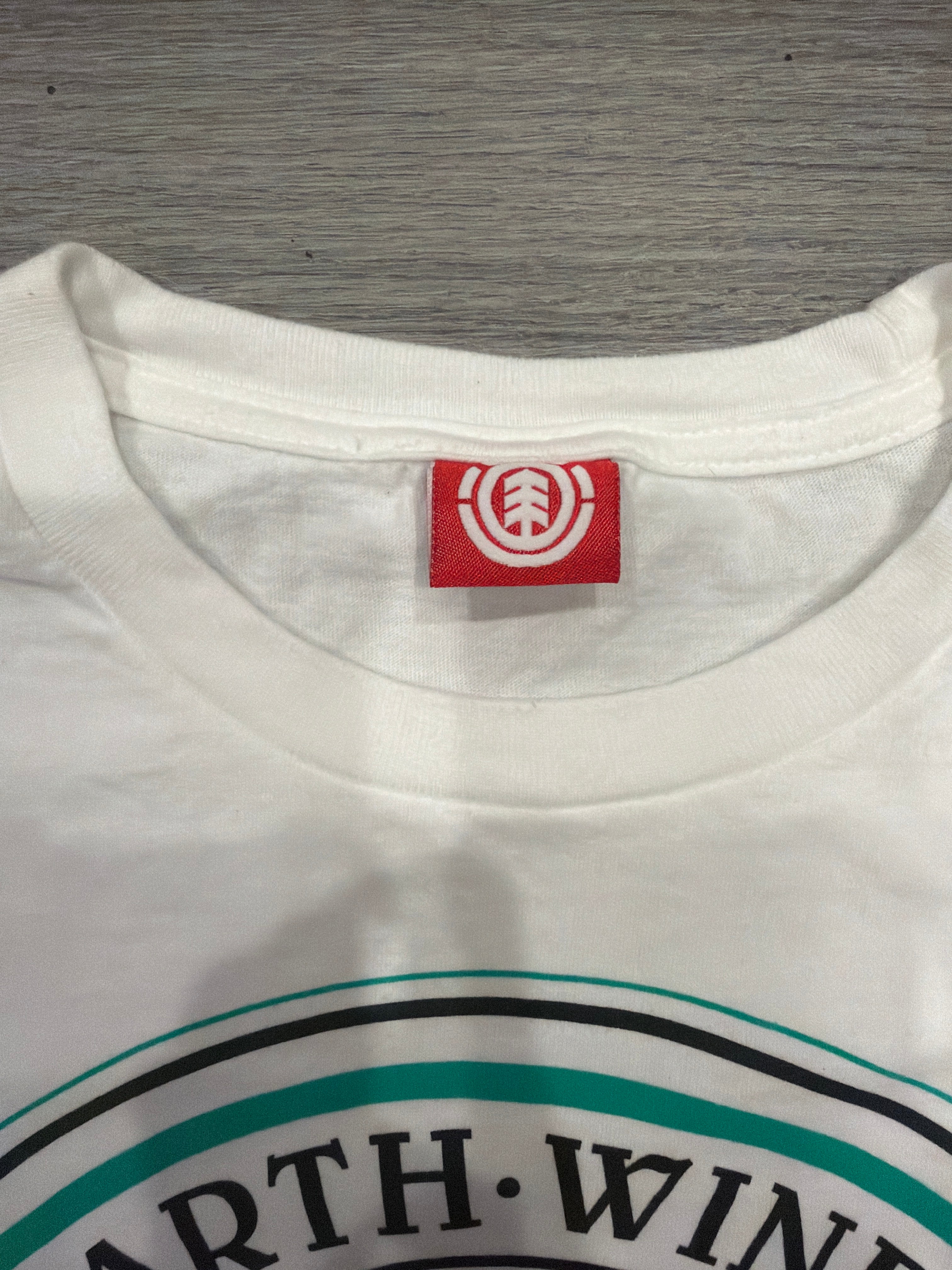 00s Element Skate Logo Promo Skateboarding White T-Shirt XL