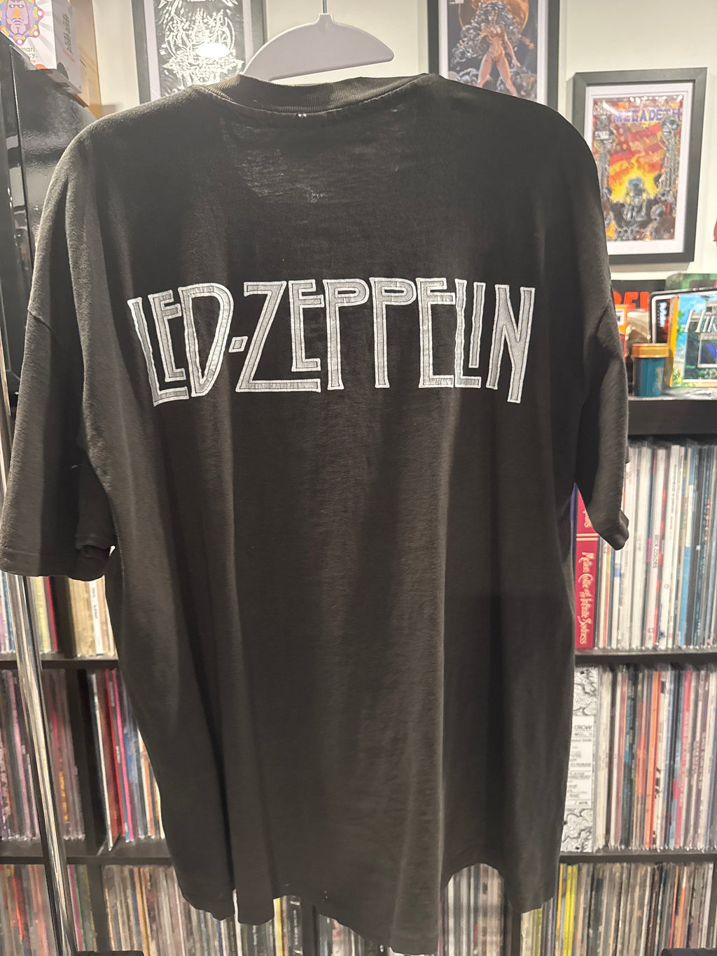1989 Led Zeppelin Wizard Band Symbols Hanes XL