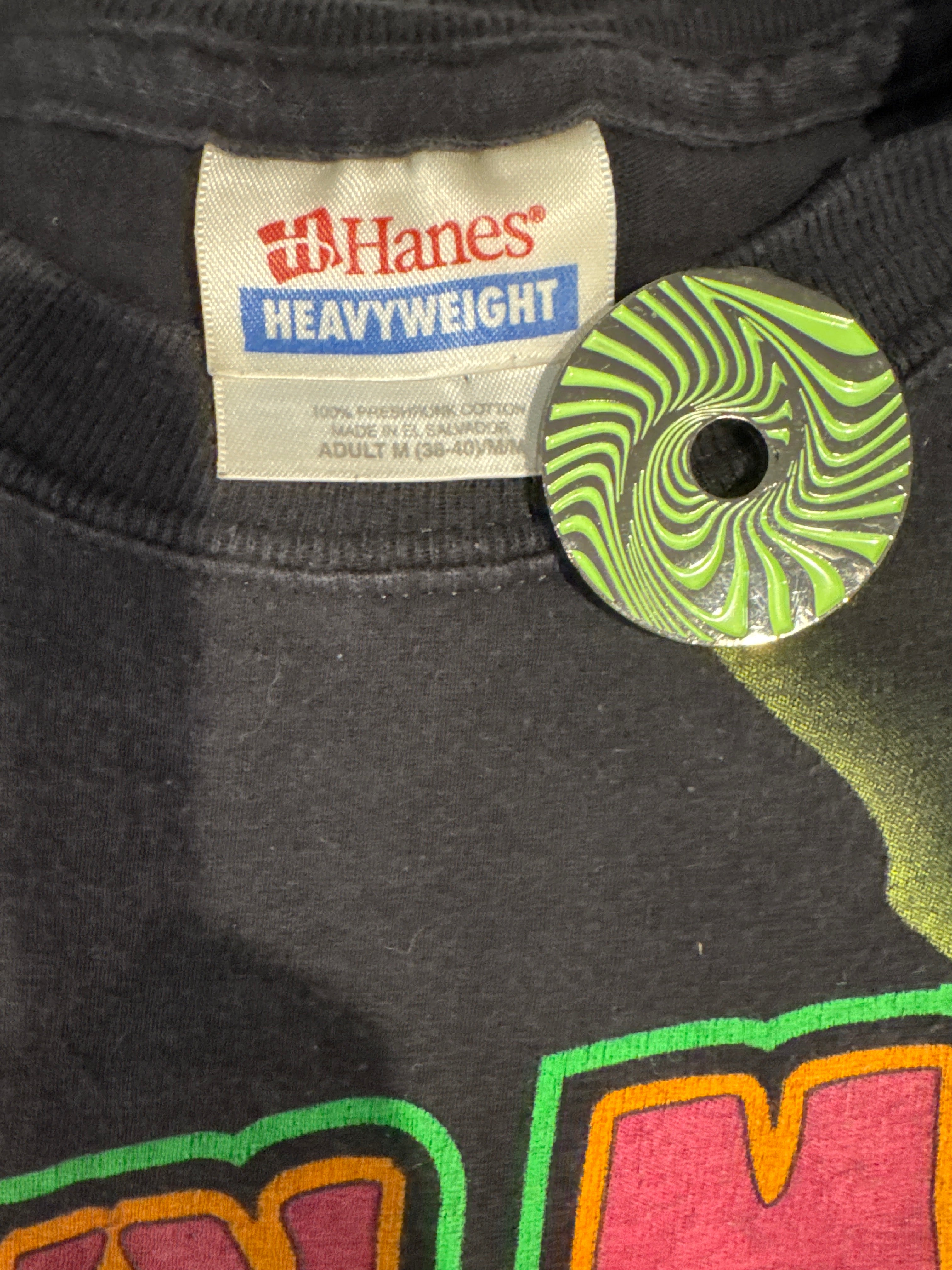 1995 Marilyn Manson 'Smells Like Children' Black T-Shirt Hanes Heavyweight Medium