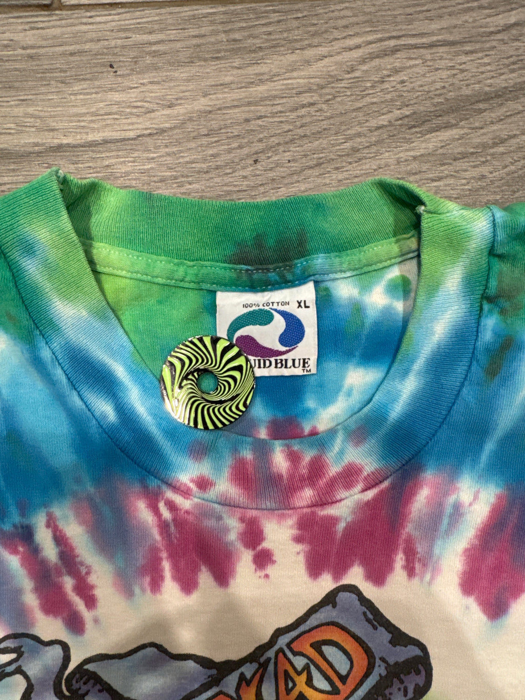 1993 Grateful Dead Boston Garden Tour September Tie Dye T-Shirt
