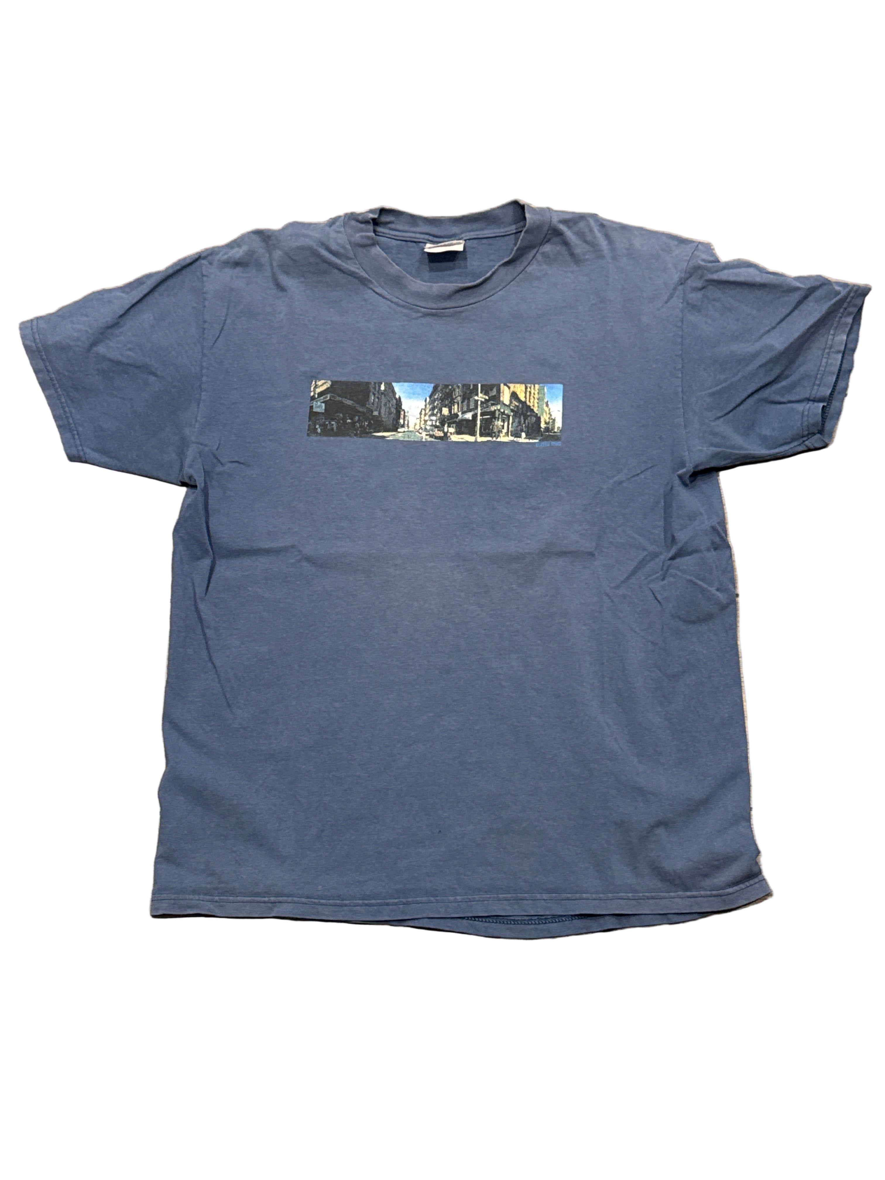 1995 Beastie Boys Paul's Boutique Blue Bar Faded T-Shirt Large