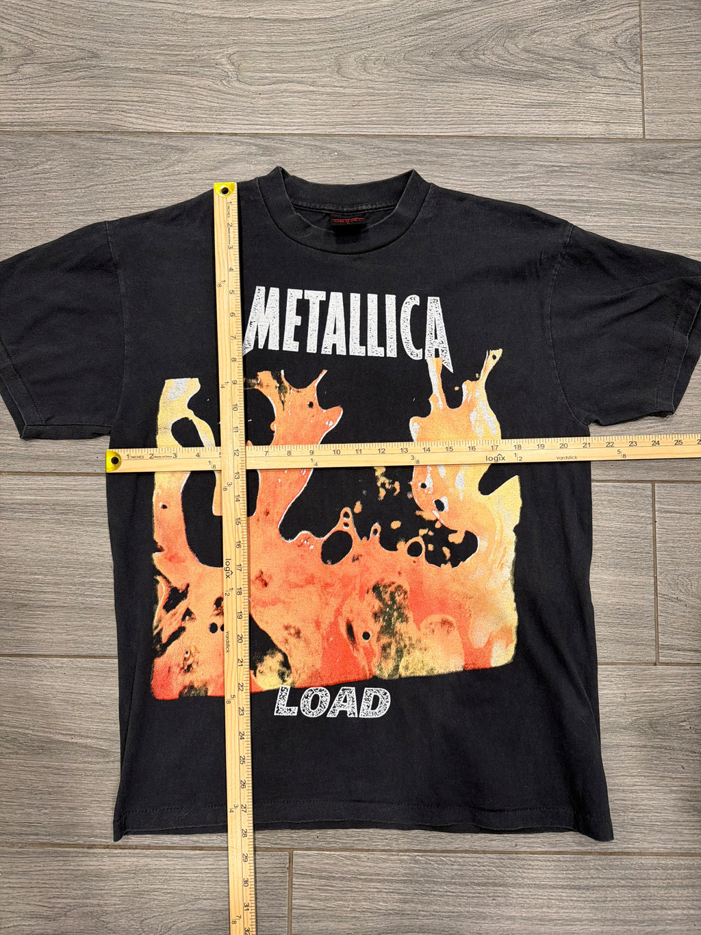 Modern Metallica Load Bootleg Double Sided Black T-Shirt Large