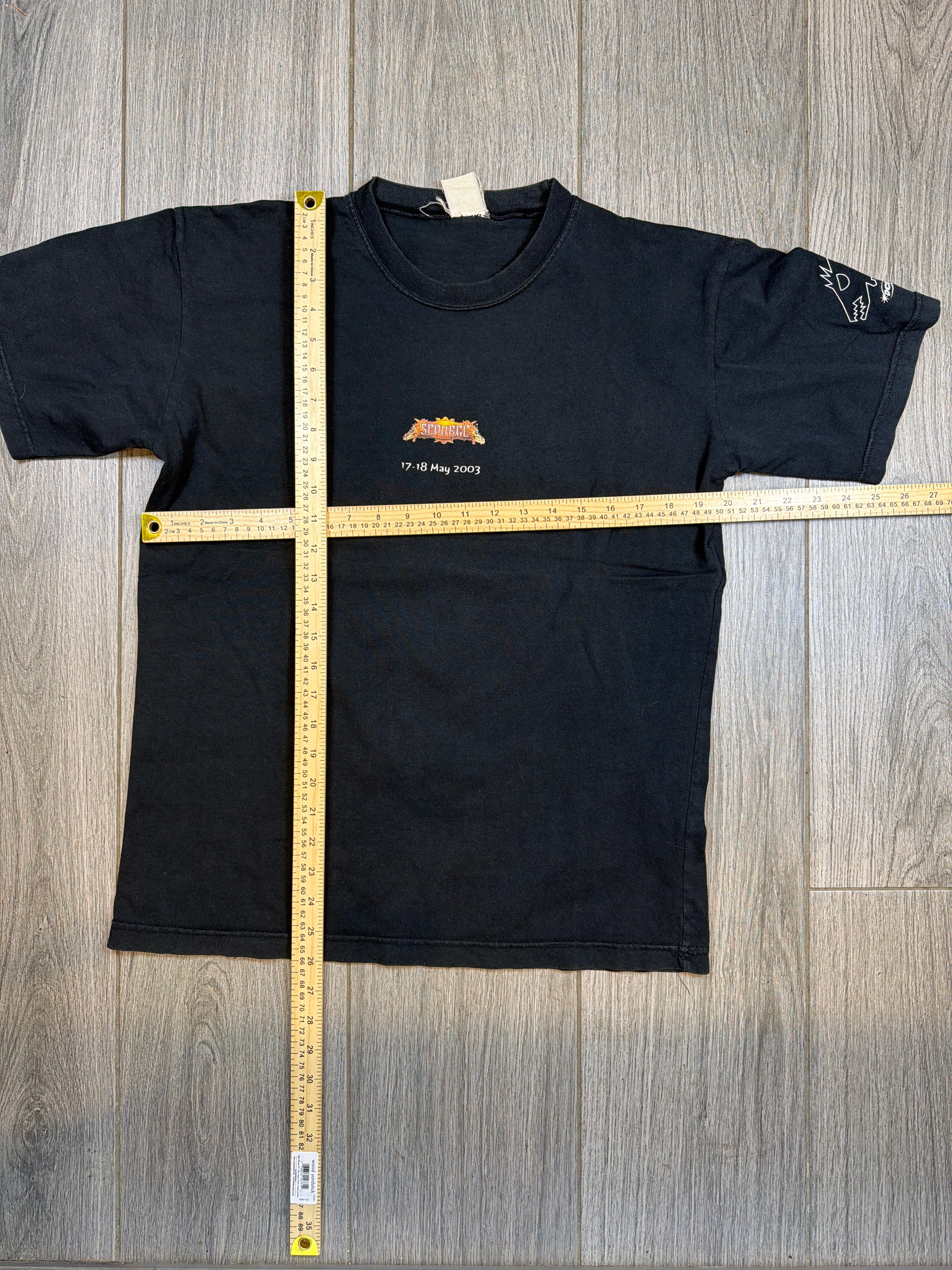 Magic the Gathering MTG Scourge Promo Drache 2003 Schwarzes T-Shirt Large