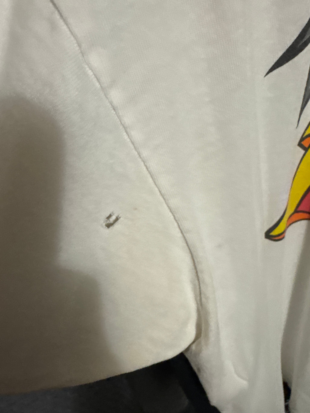 1994 The Tick Stop Your Evil Ways XL White T Shirt Double Sided