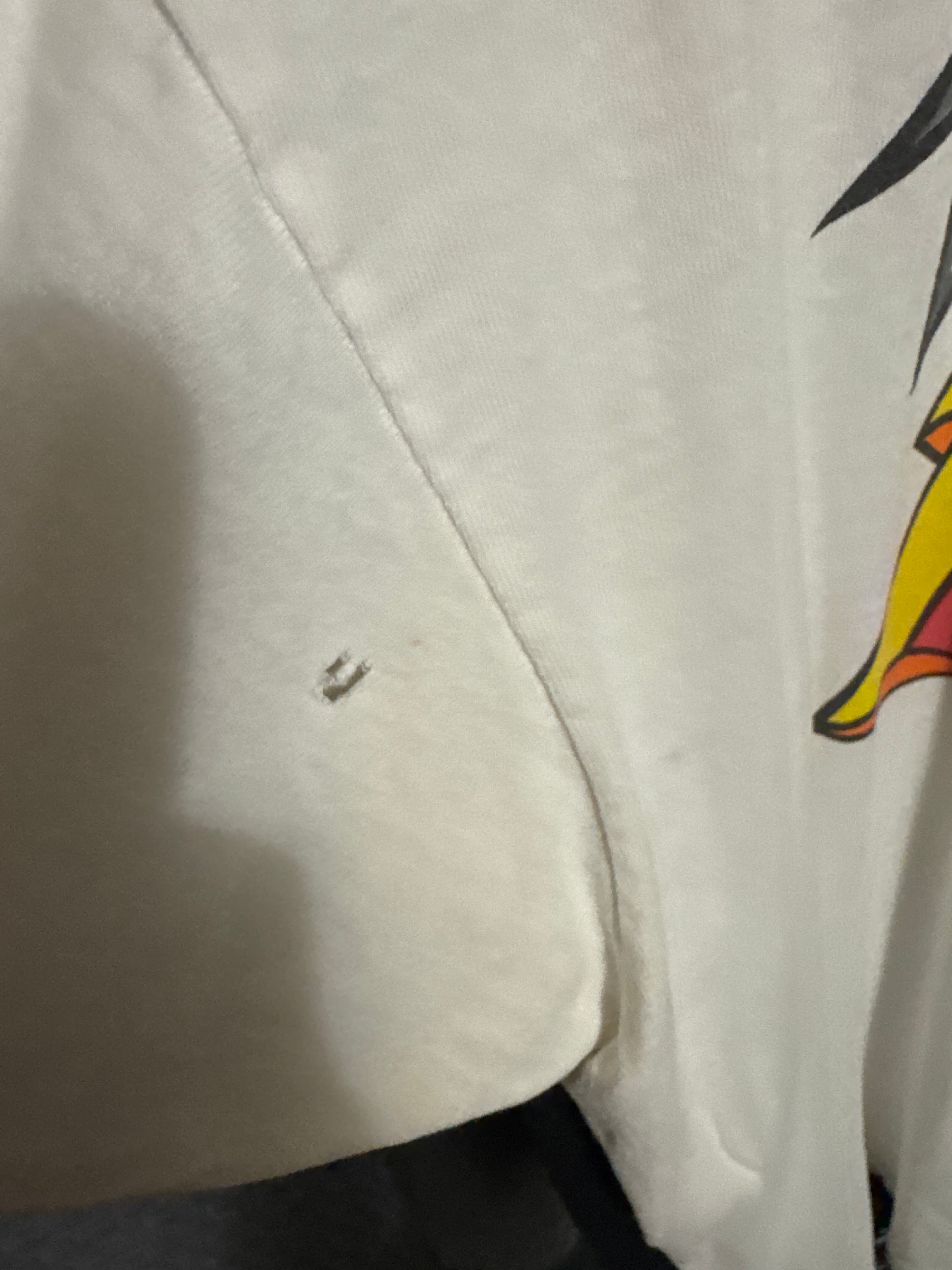 1994 The Tick Stop Your Evil Ways XL White T Shirt Double Sided