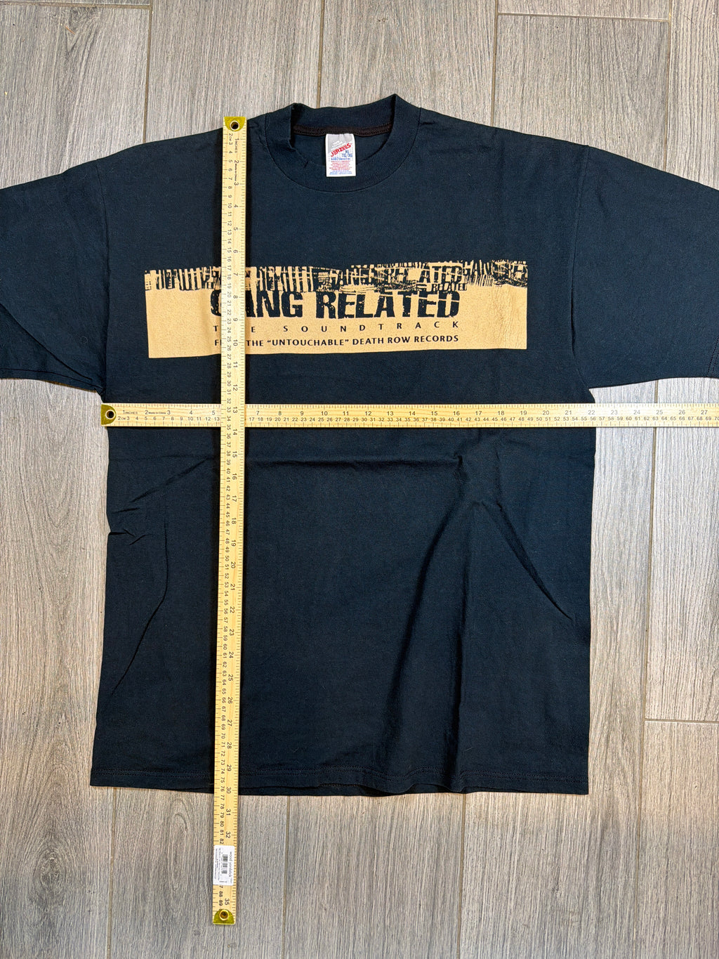 Gang Related Movie Promo 2Pac Death Row Records Black T-Shirt XL