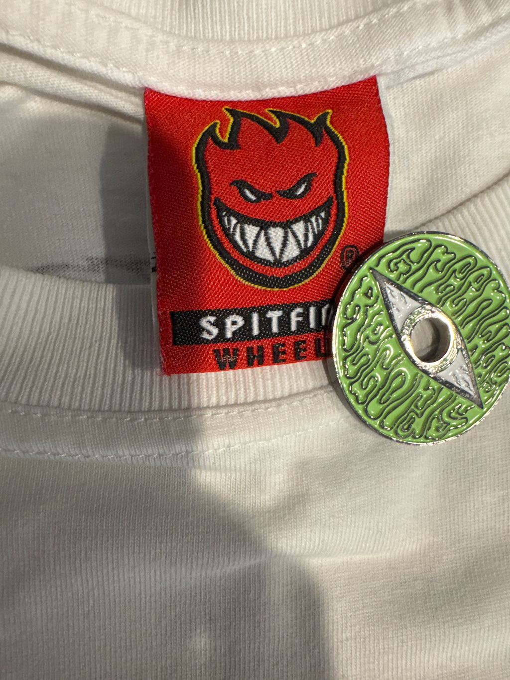 00s/Y2K Spitfire Wheels Skate T-Shirt  XL