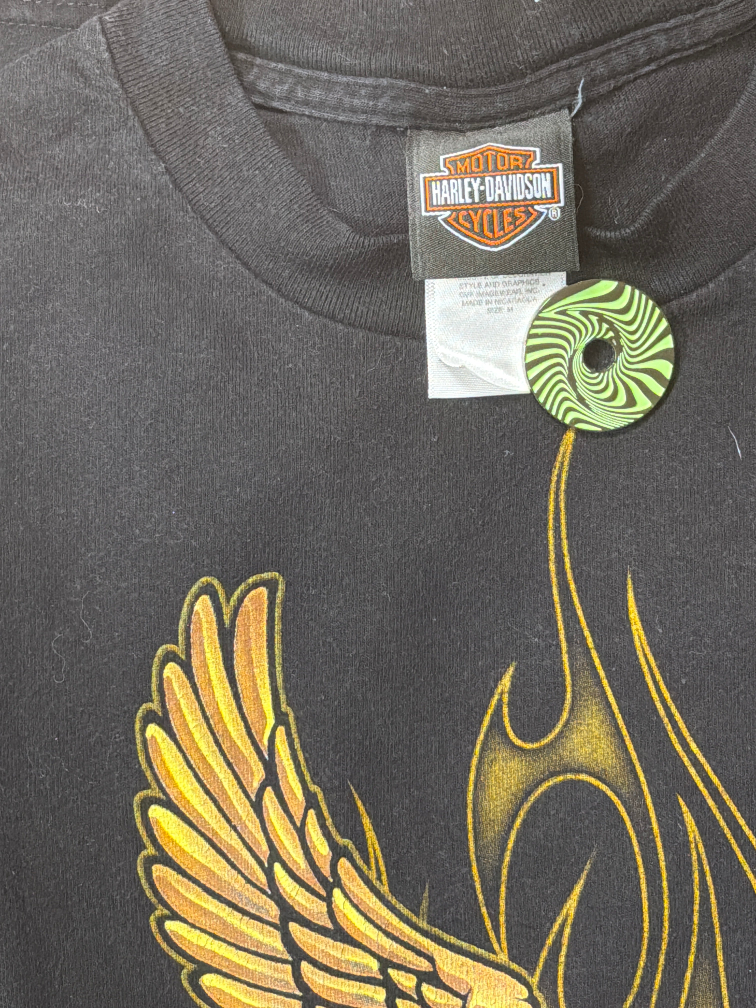 Harley Davidson Black Longsleeve T-Shirt Medium