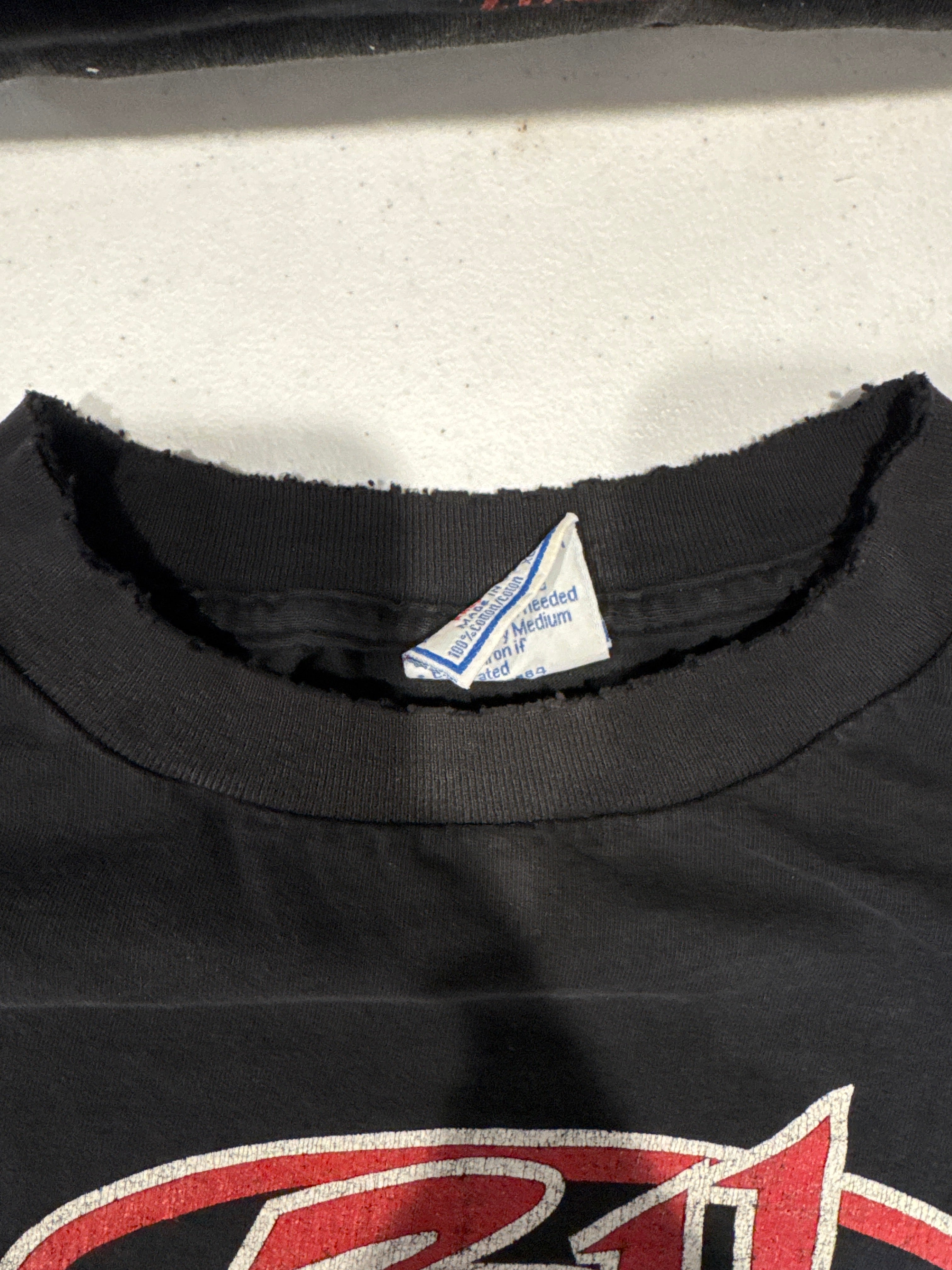 90s 311 Three Eleven Long Sleeve Print Black Allsport T-Shirt XL