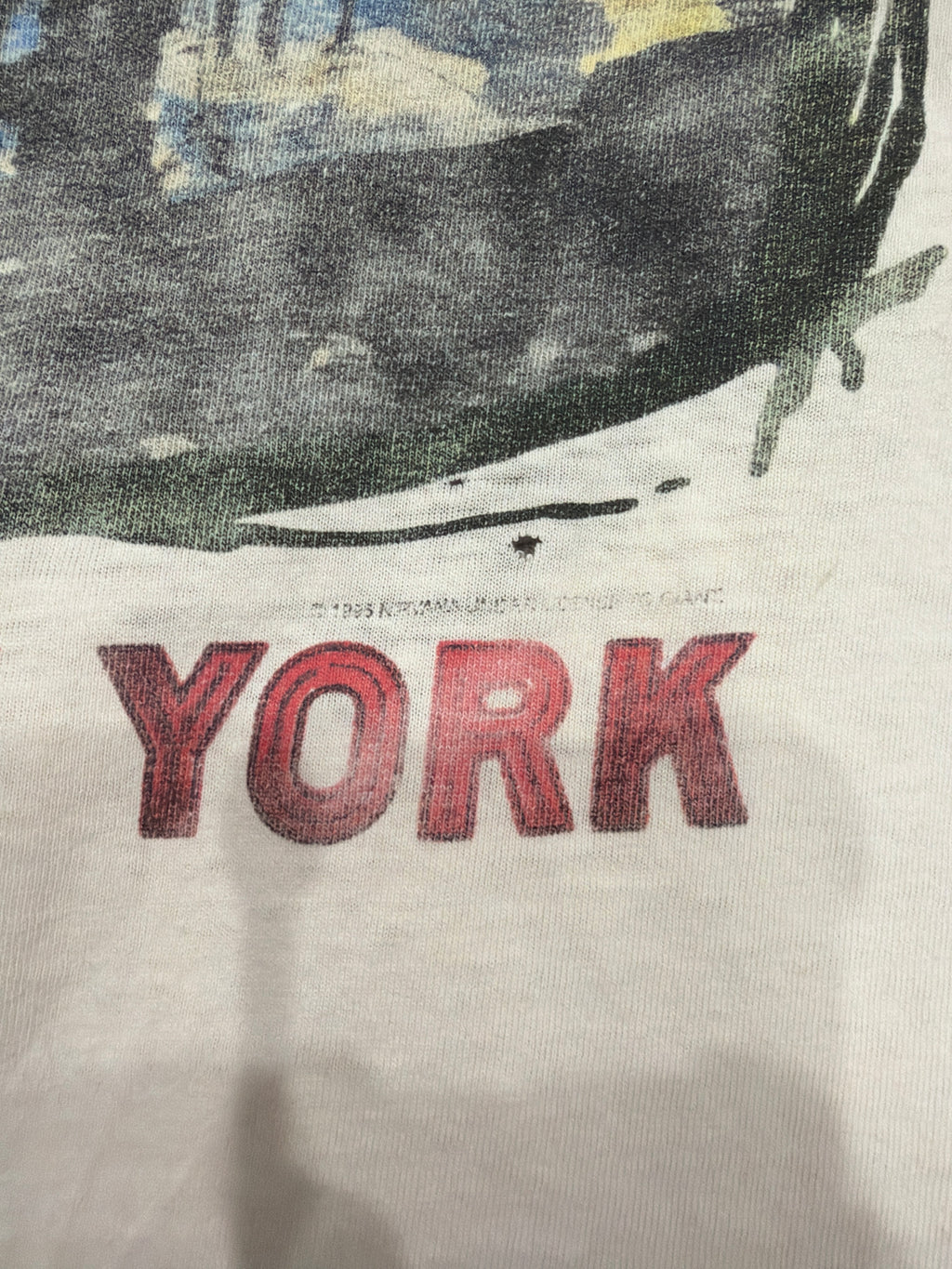 1995 Nirvana MTV Unplugged New York Live Thrashed Repaired T-Shirt XL