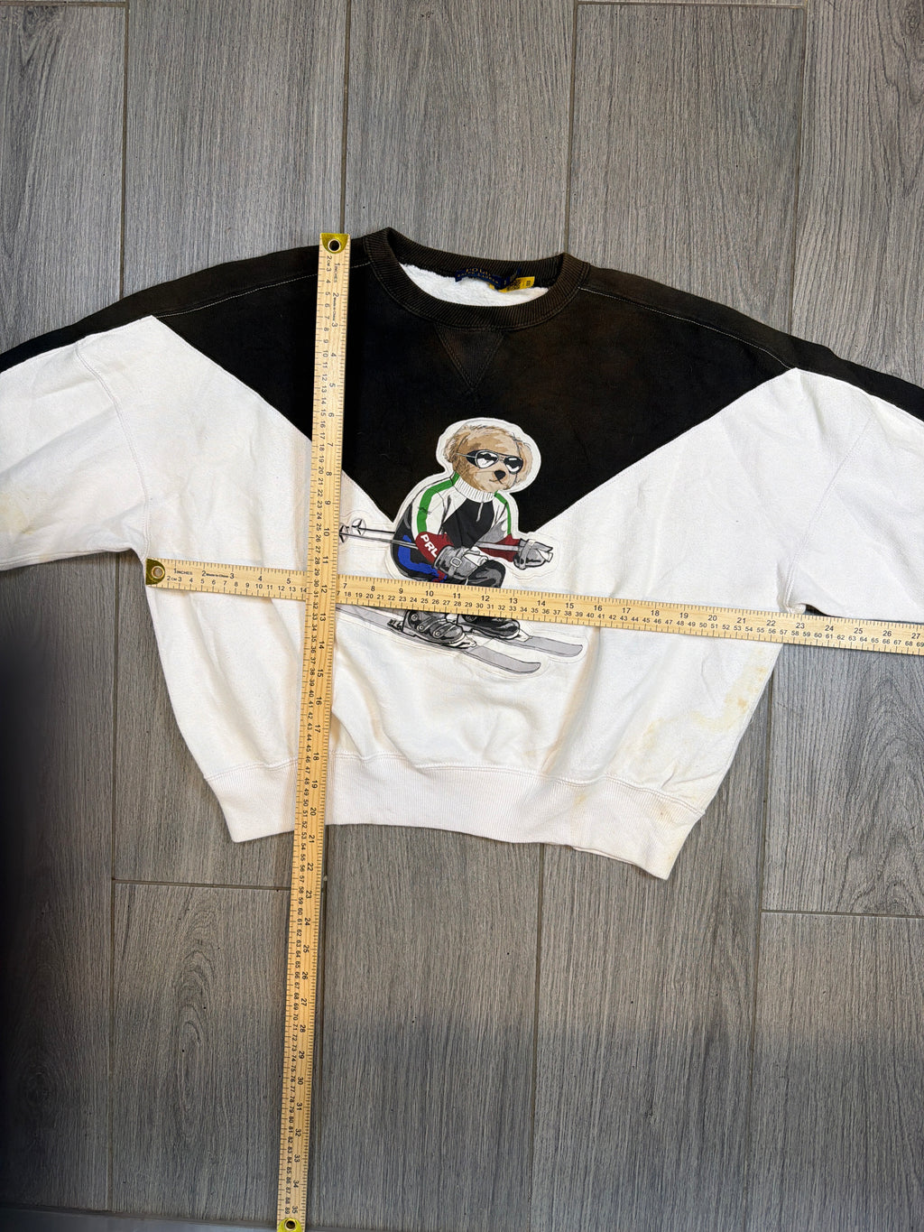 Ralph Lauren Polo Bear Ski Crewneck Sweater Small