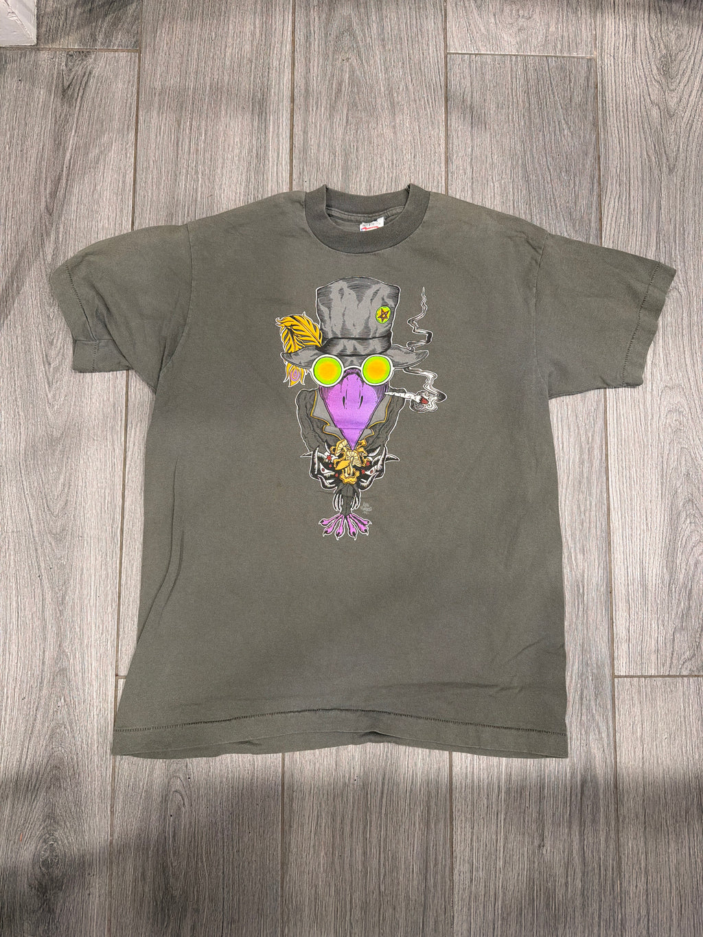 1994 Black Crowes Graphic Band Green T-Shirt Large