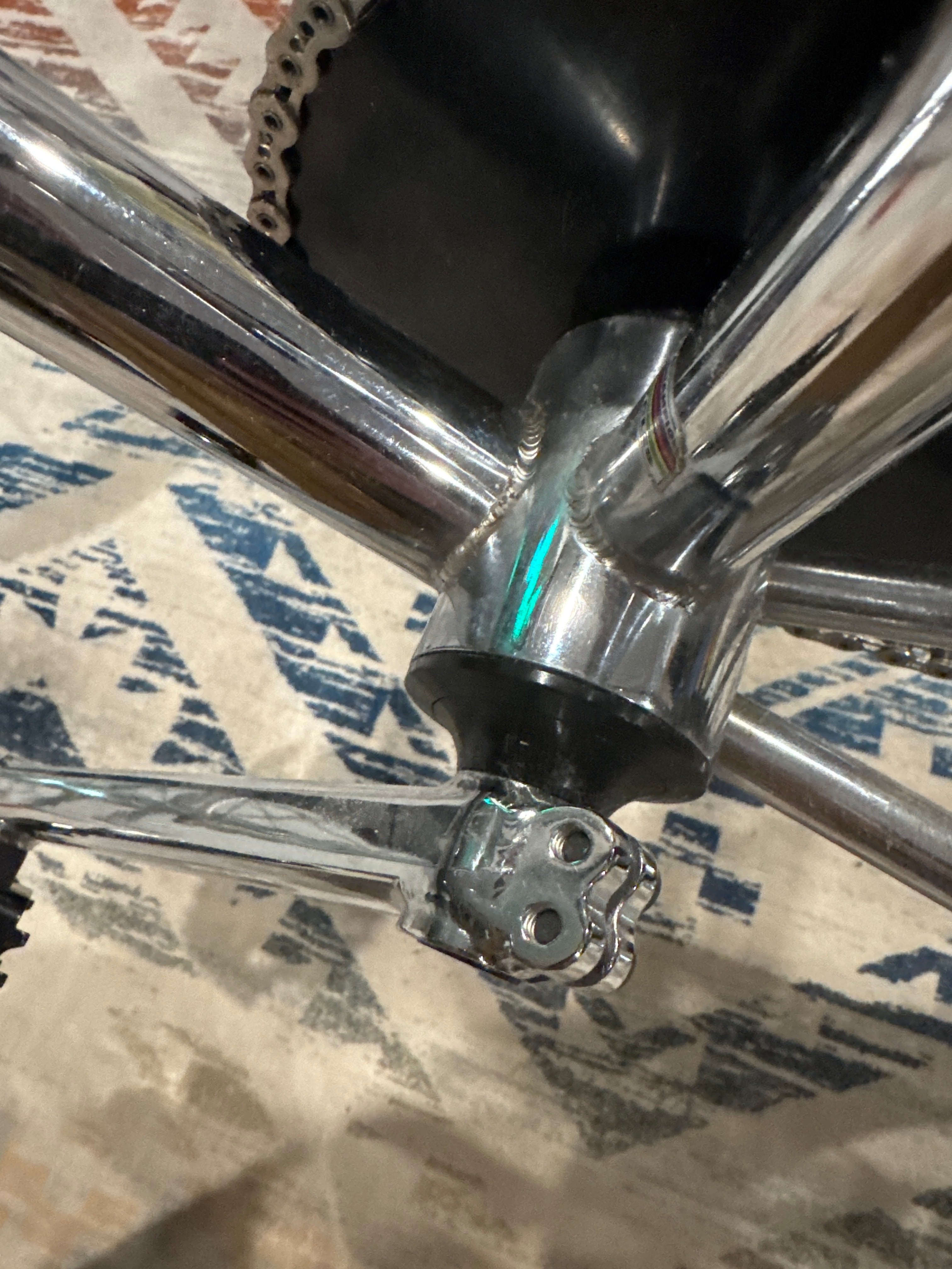 1996 ELF Z1 Vintage BMX bike Chrome/teal