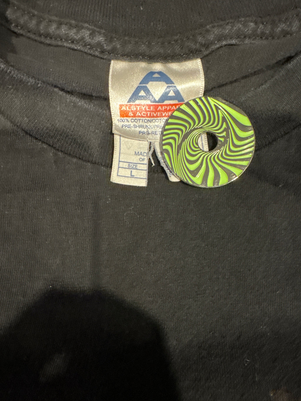 2004 Usher Always Tour Rap T-Shirt Black Dates Triple A AAA Large