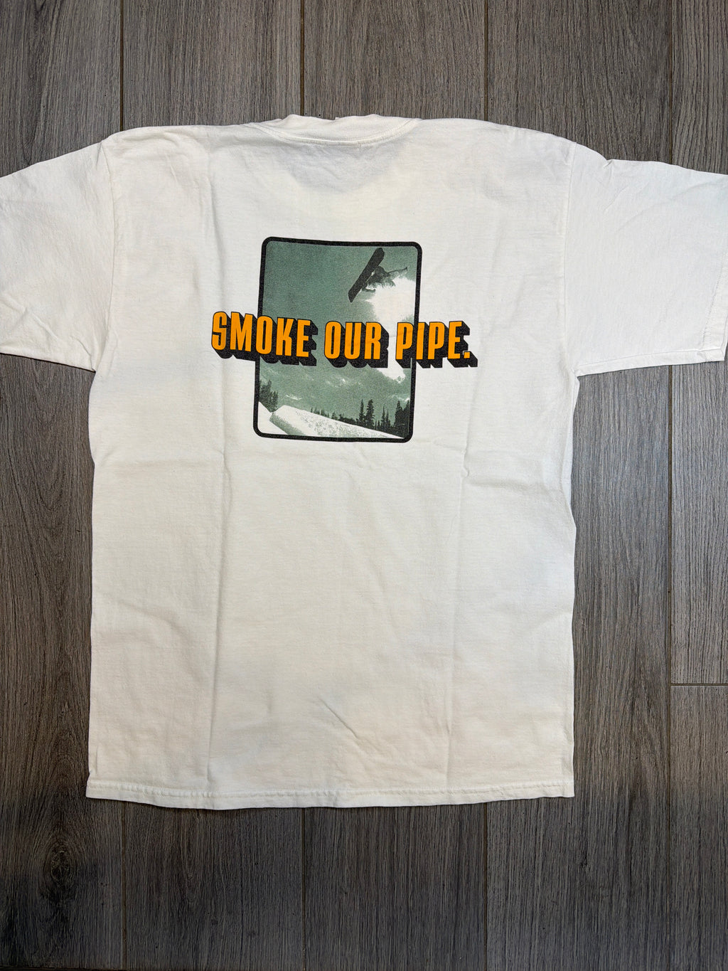 2000s Crested Butte Snowboard Pipe T-Shirt Large