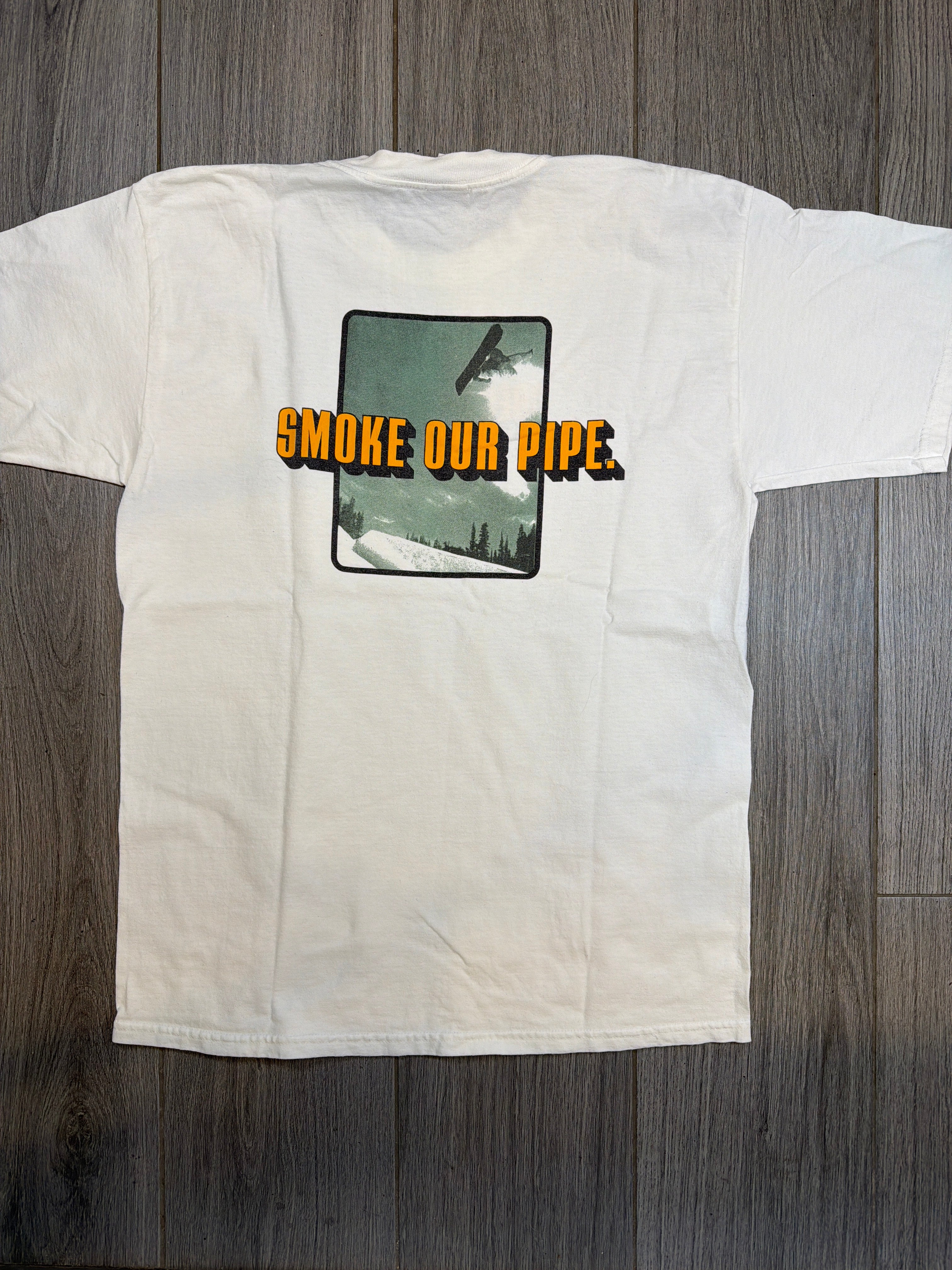 2000s Crested Butte Snowboard Pipe T-Shirt Large