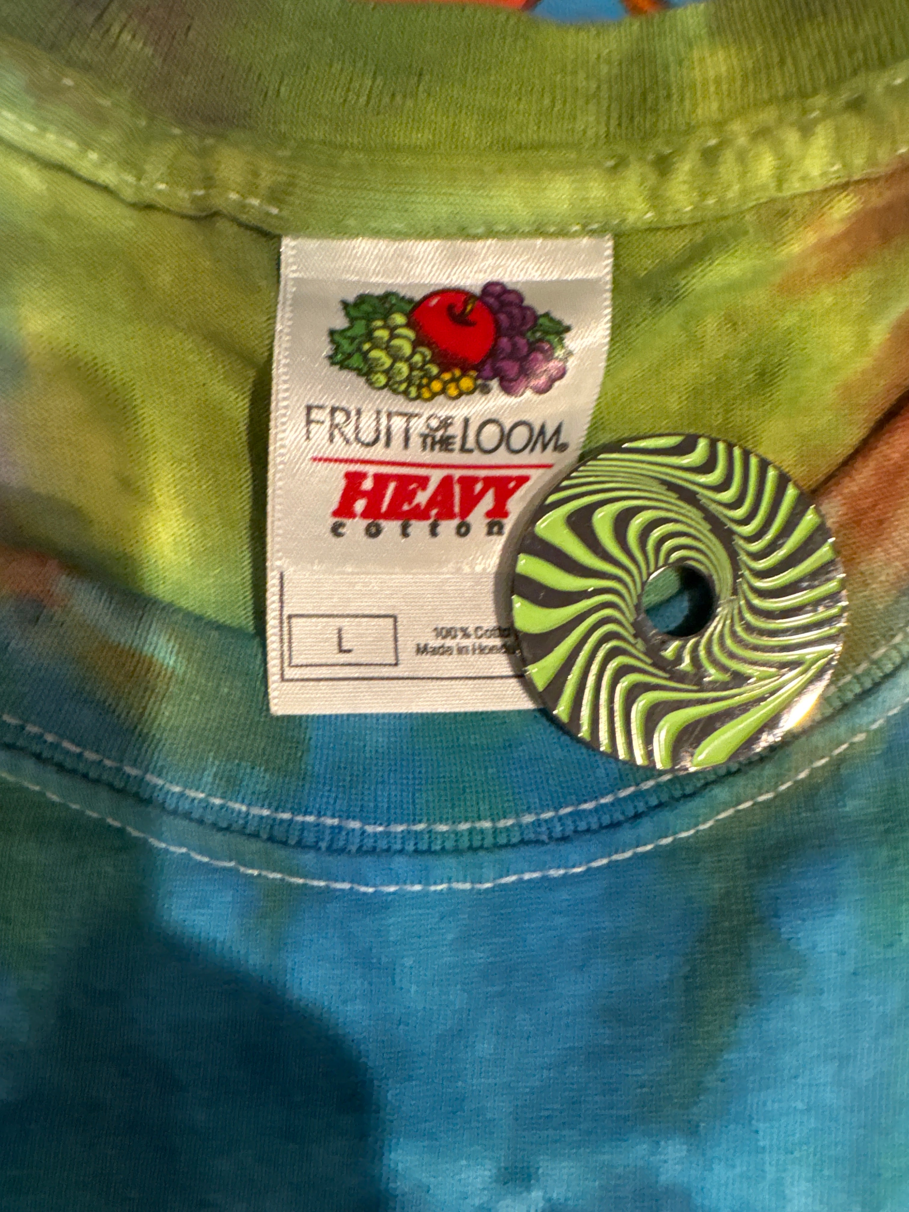 2009 Grateful Dead Dylan String Cheese Rothbury Tie Dye FOTL T-Shirt Large