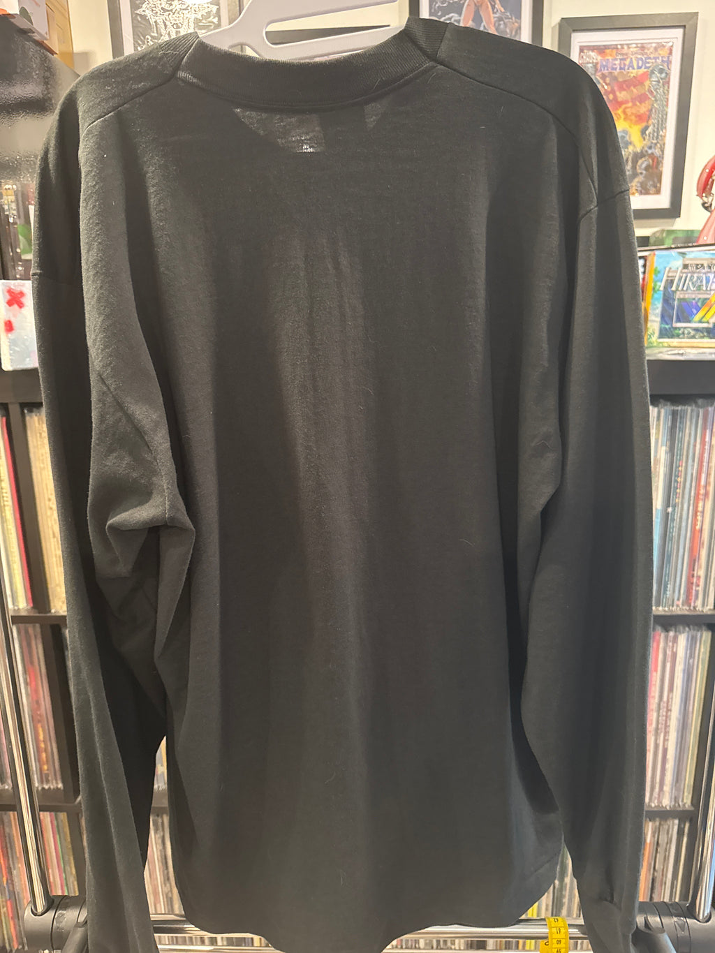 90s Beatles John Lennon Airbrushed XL Screen Stars Black T Shirt L/S