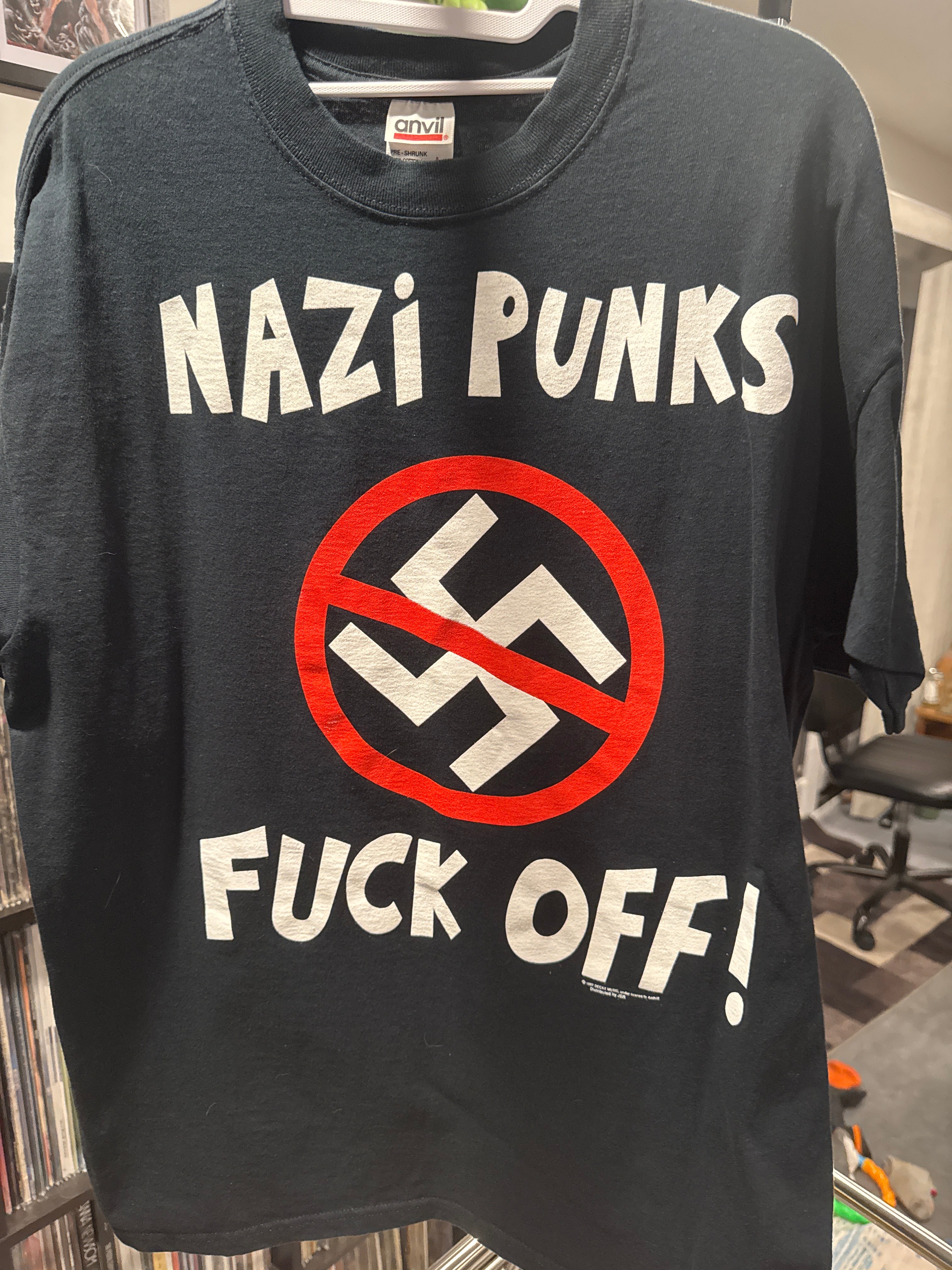 Dead Kennedys Nazi Punks Shirt Anvil 2nd Print 1997