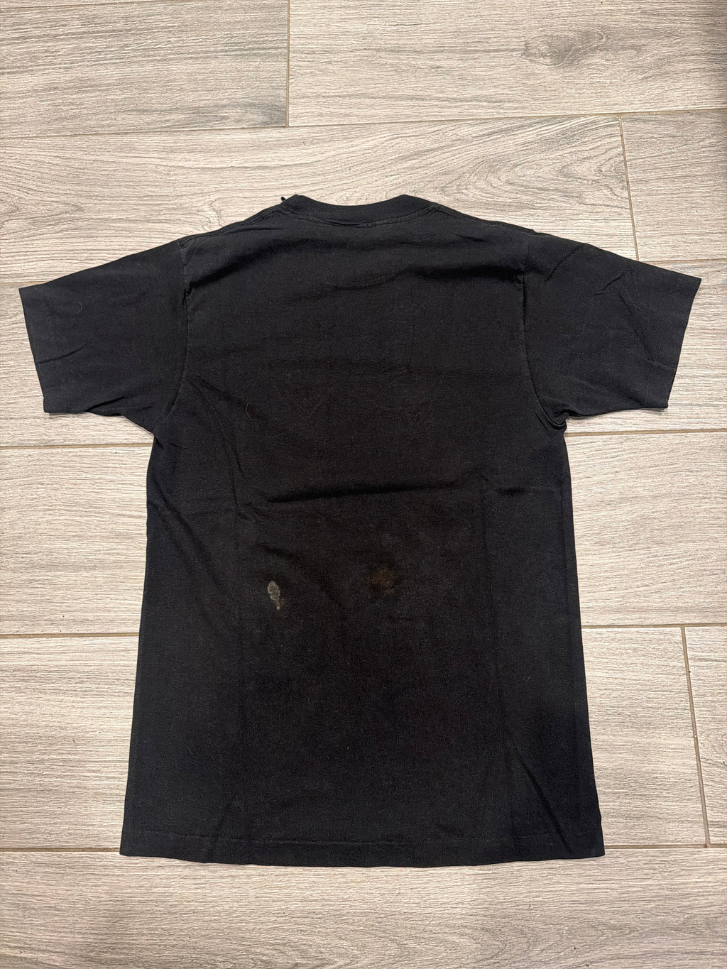 1989 Batman Cowell Big Face Purple Blue Black T-Shirt Medium