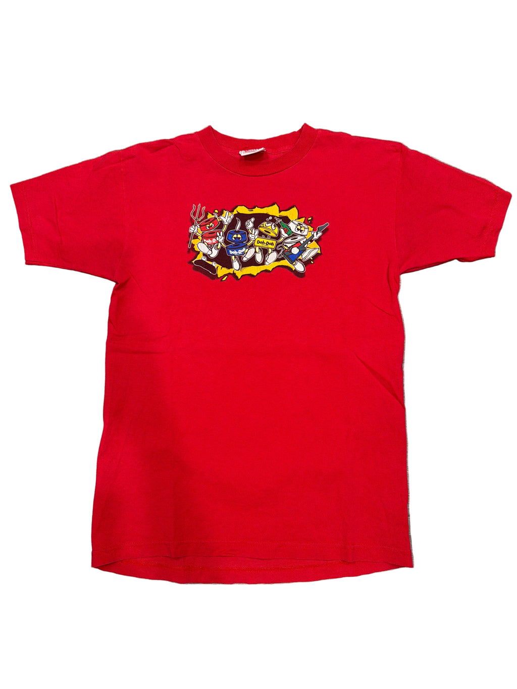 90s Shorty's Doh-Doh Bushings Skate Band Red T-Shirt Medium